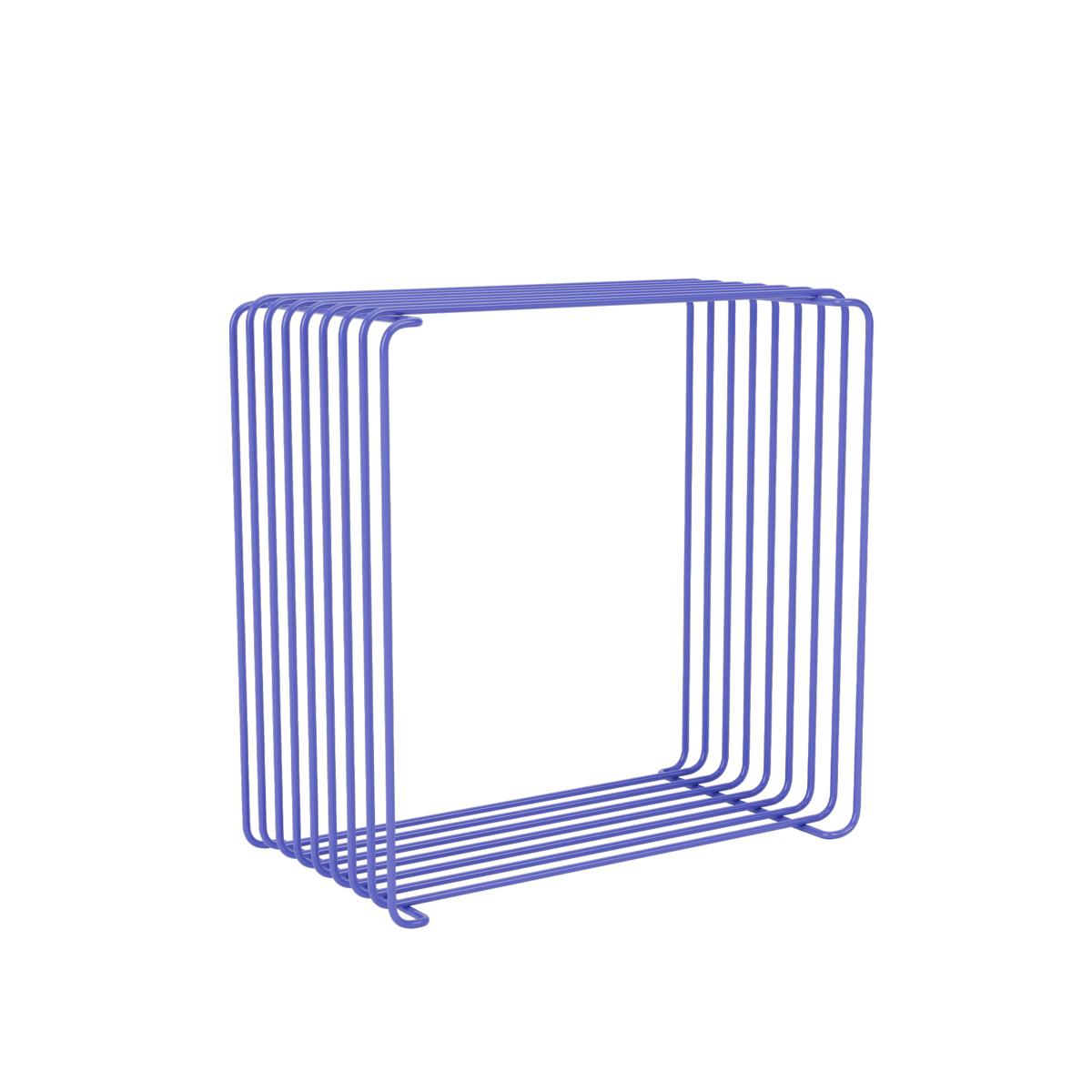 Montana - Panton Wire Single hylla, djup 18,8 cm - Monarch - Hyllor & Hyllsystem - Verner Panton - Blå - Metall
