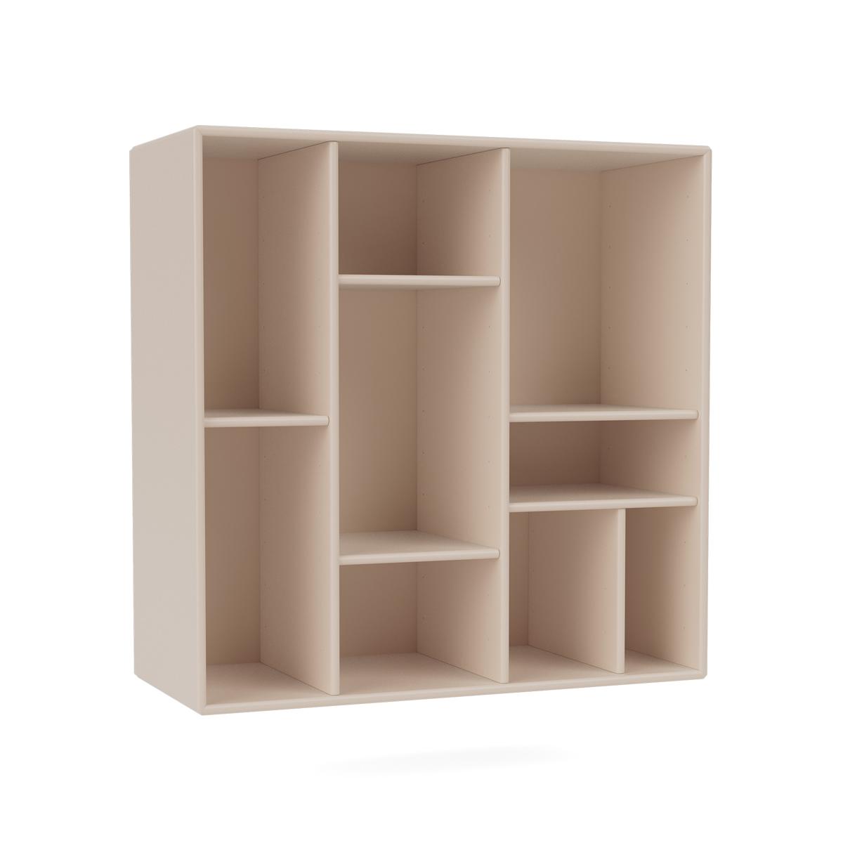 Montana - Compile Decorative Shelf 168-Clay 04 Suspension Rails - Vägghyllor - Peter J. Lassen - Beige - Trä