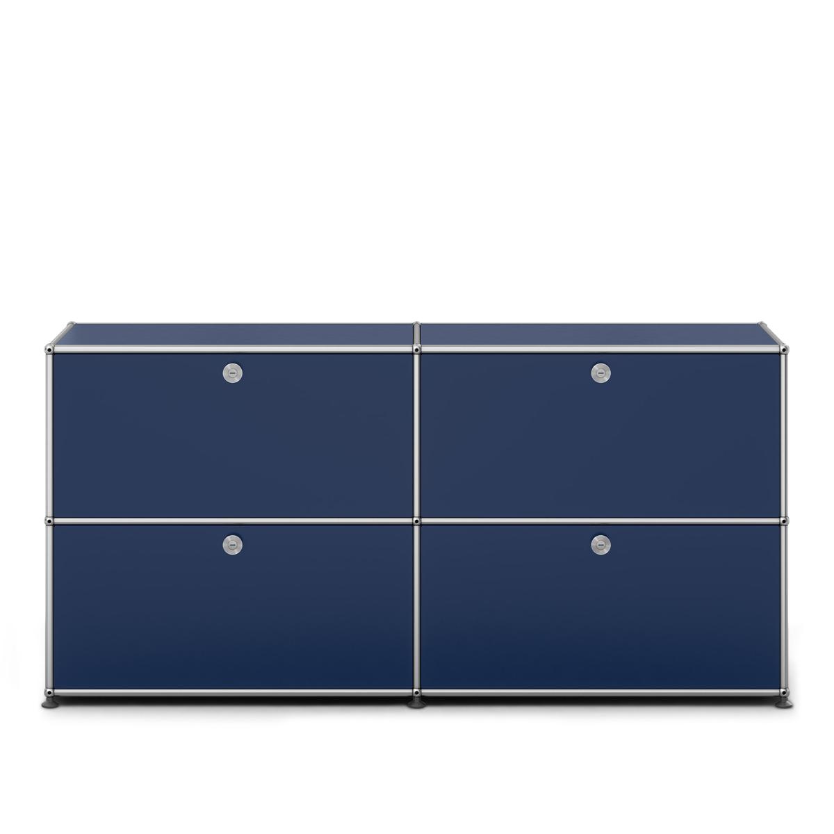 USM - USM Haller Sideboard E2 Steel Blue - Skänkar och sideboards - Fritz Haller & Paul Schärer - Blå