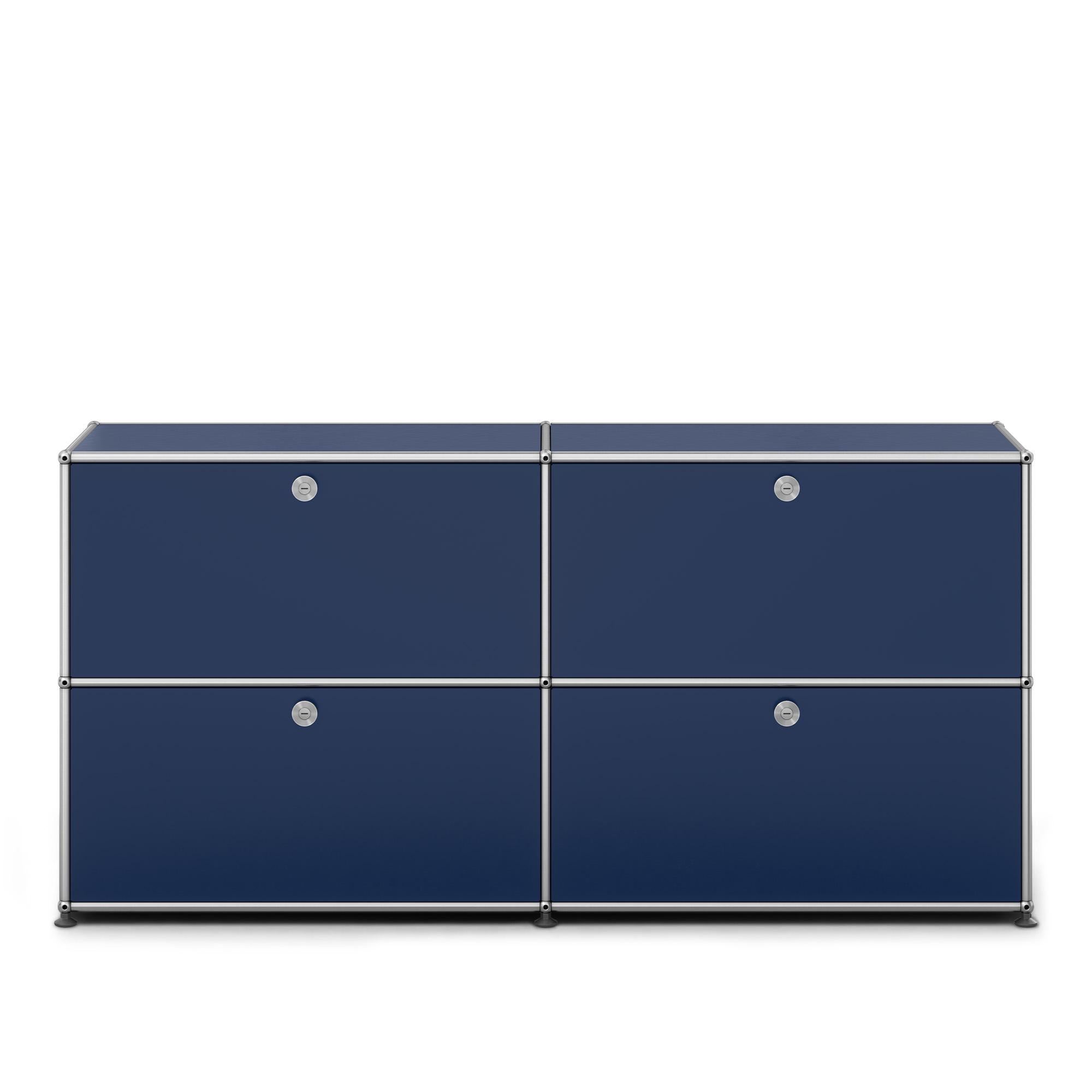 USM - USM Haller Sideboard E2 Steel Blue - Sideboards - Fritz Haller & Paul Schärer - Blå