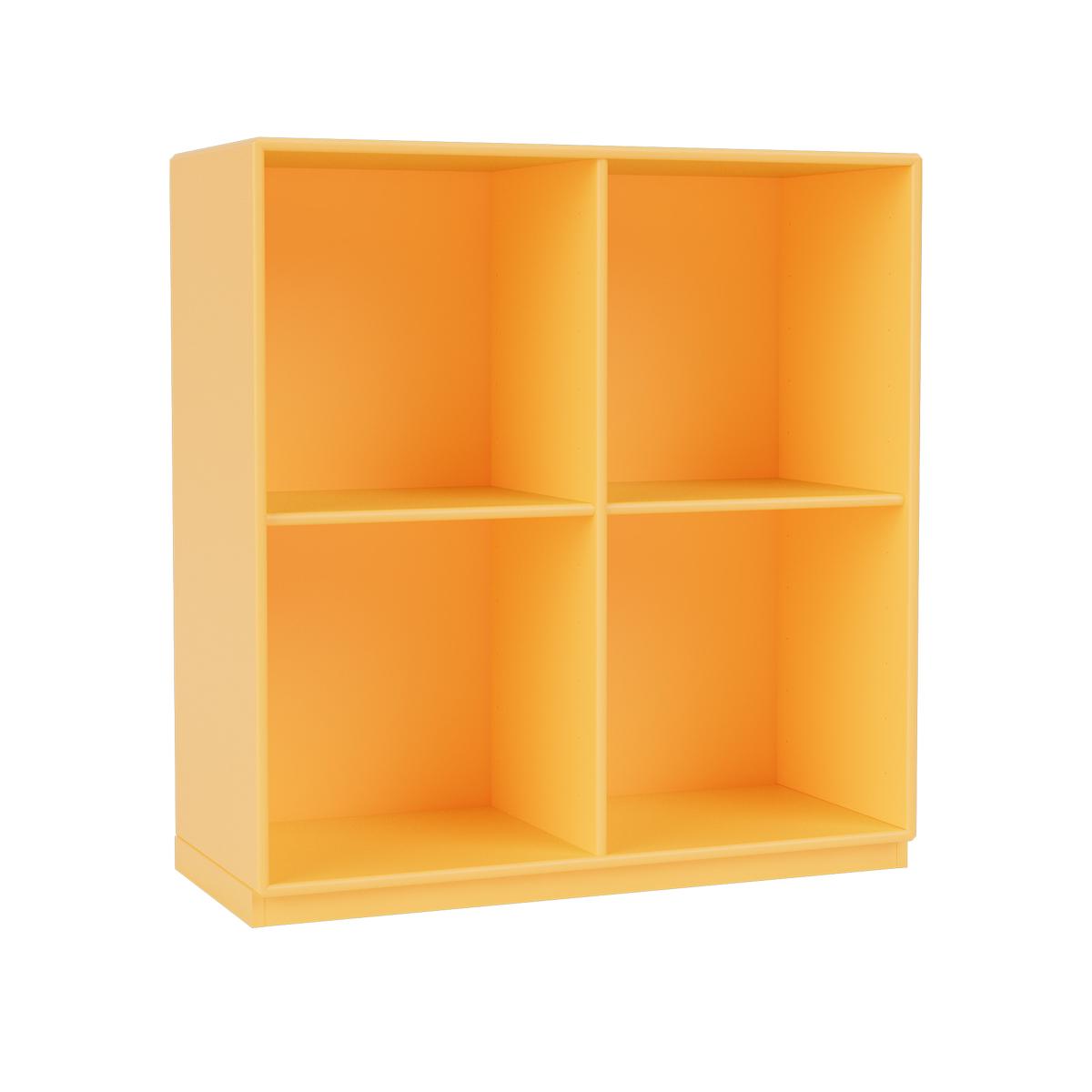 Montana - Show Bookcase 166-Acacia 06 Plinth 3 cm - Hyllor & Hyllsystem - Peter J. Lassen - Gul - Trä