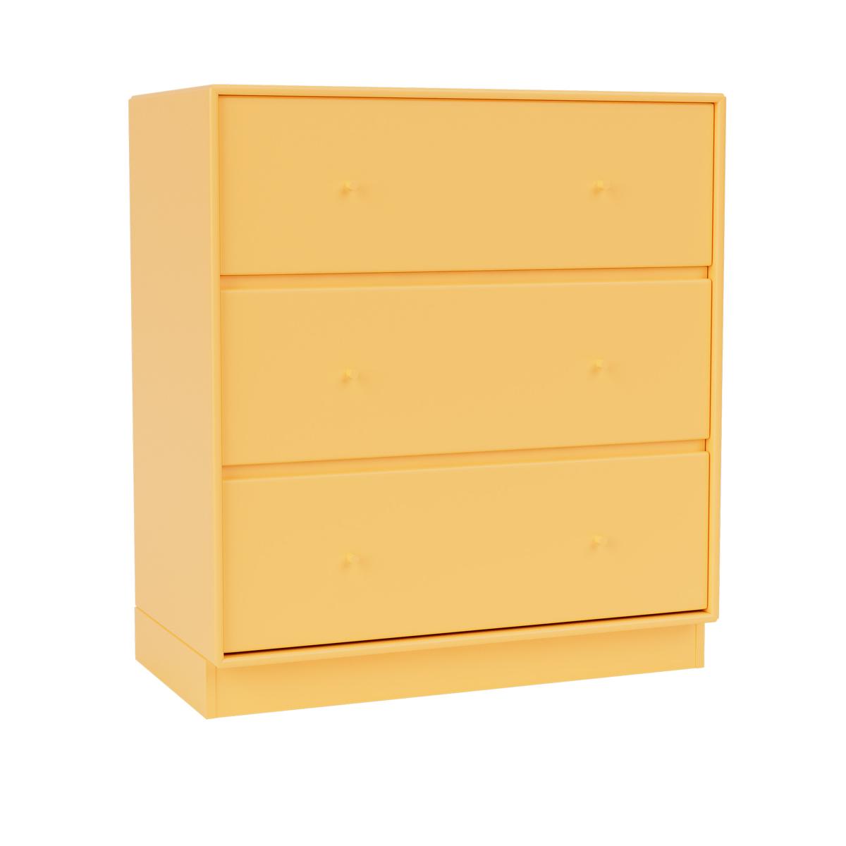 Montana - Carry Dresser 166-Acacia 07 Plinth 7 cm - Byråer - Peter J. Lassen - Gul - Trä