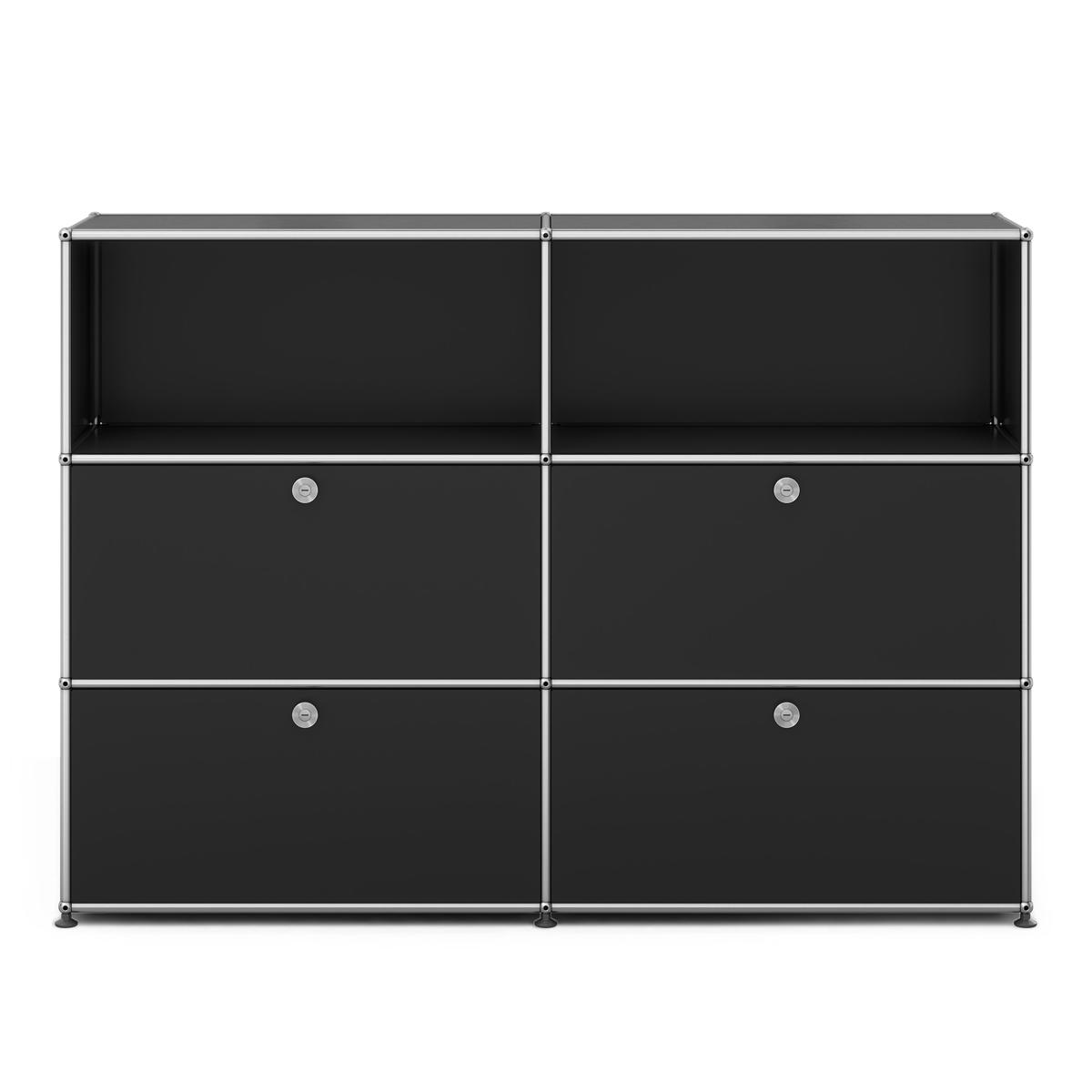 USM - USM Haller M64 30 Graphite Black - Skänkar och sideboards - Fritz Haller & Paul Schärer - Svart - Metall