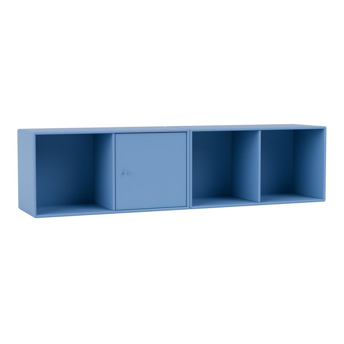 Montana - Line Sideboard 154-Azure 04 Suspension Rails - Skänkar och sideboards - Peter J. Lassen - Blå - Trä