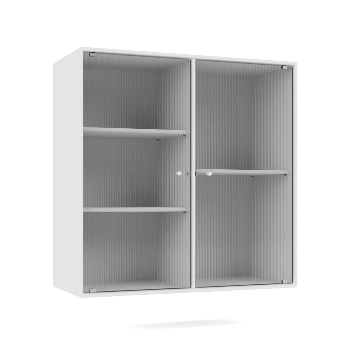 Montana - Ripple Ii – Vitrine Cabinet 101-Newwhite 04 Suspension Rails - Skåp och vitrinskåp - Peter J. Lassen - Vit - Trä