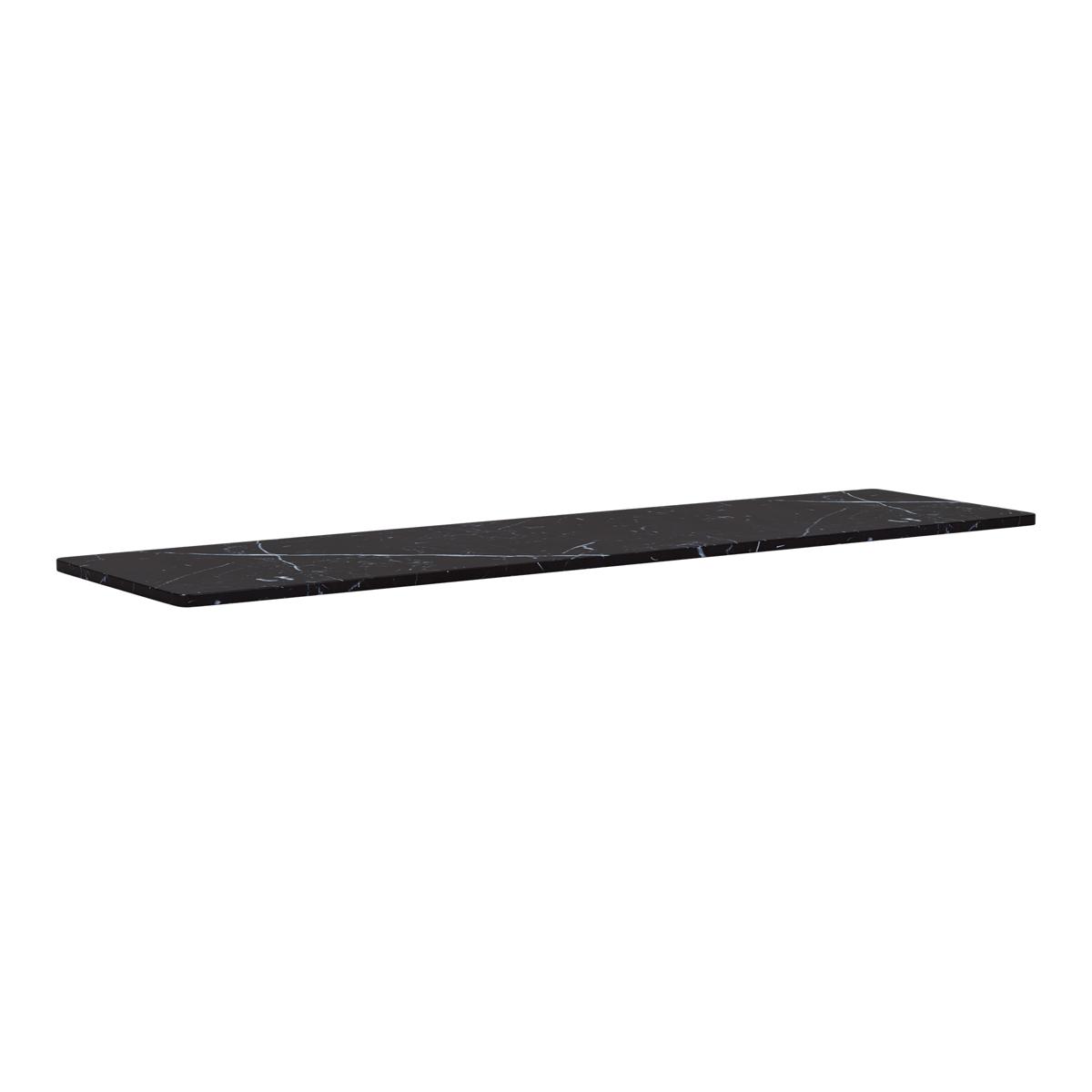 Montana - Panton Wire Extended toppskiva marmor, djup 18,8 cm - Black - Hyllor & Hyllsystem - Verner Panton - Svart - Sten