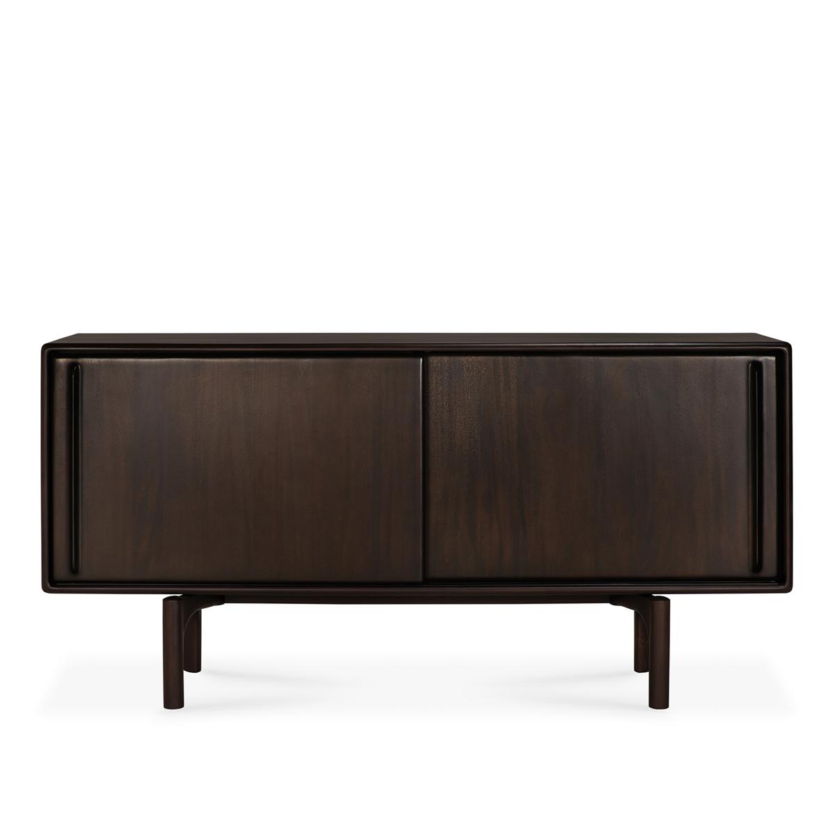 Ethnicraft - Flow Sideboard - Varnished Mahogany - Rose Brown - 2 Sliding Doors 45 x 168 cm - Skänkar och sideboards - Alain Van Havre - Träfärgad - Trä