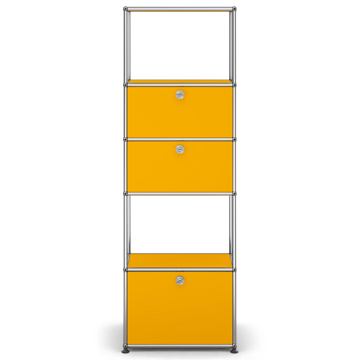 USM - USM Haller Shelf M52 Golden Yellow - Skåp och vitrinskåp - Fritz Haller & Paul Schärer - Gul - Metall