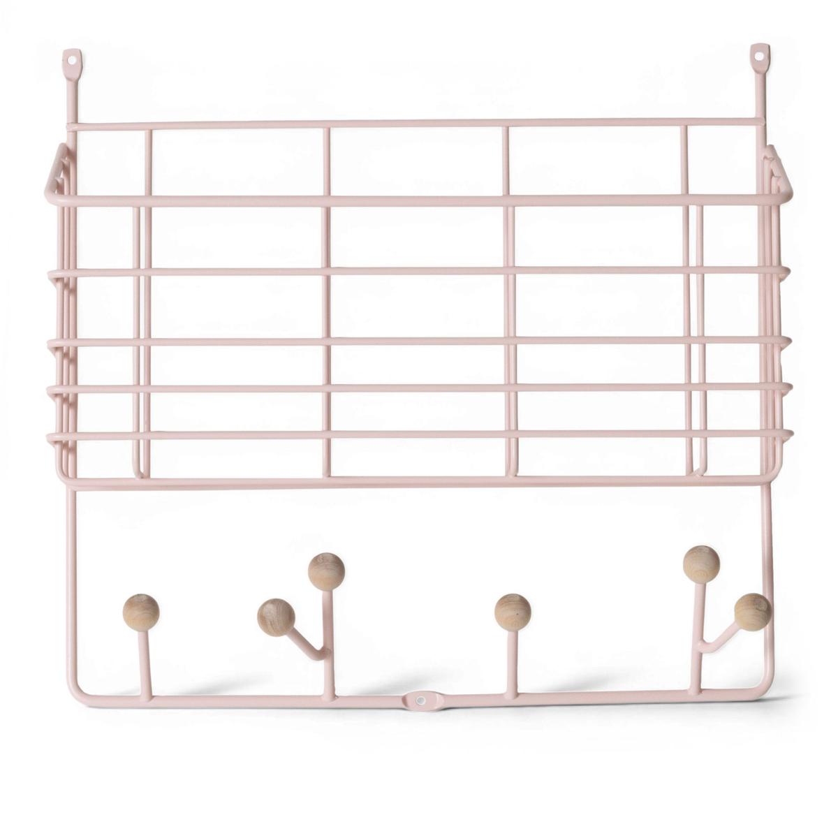 Maze Interior - Mitten shelf junior pale pink - Olof Kolte - Rosa - Trä
