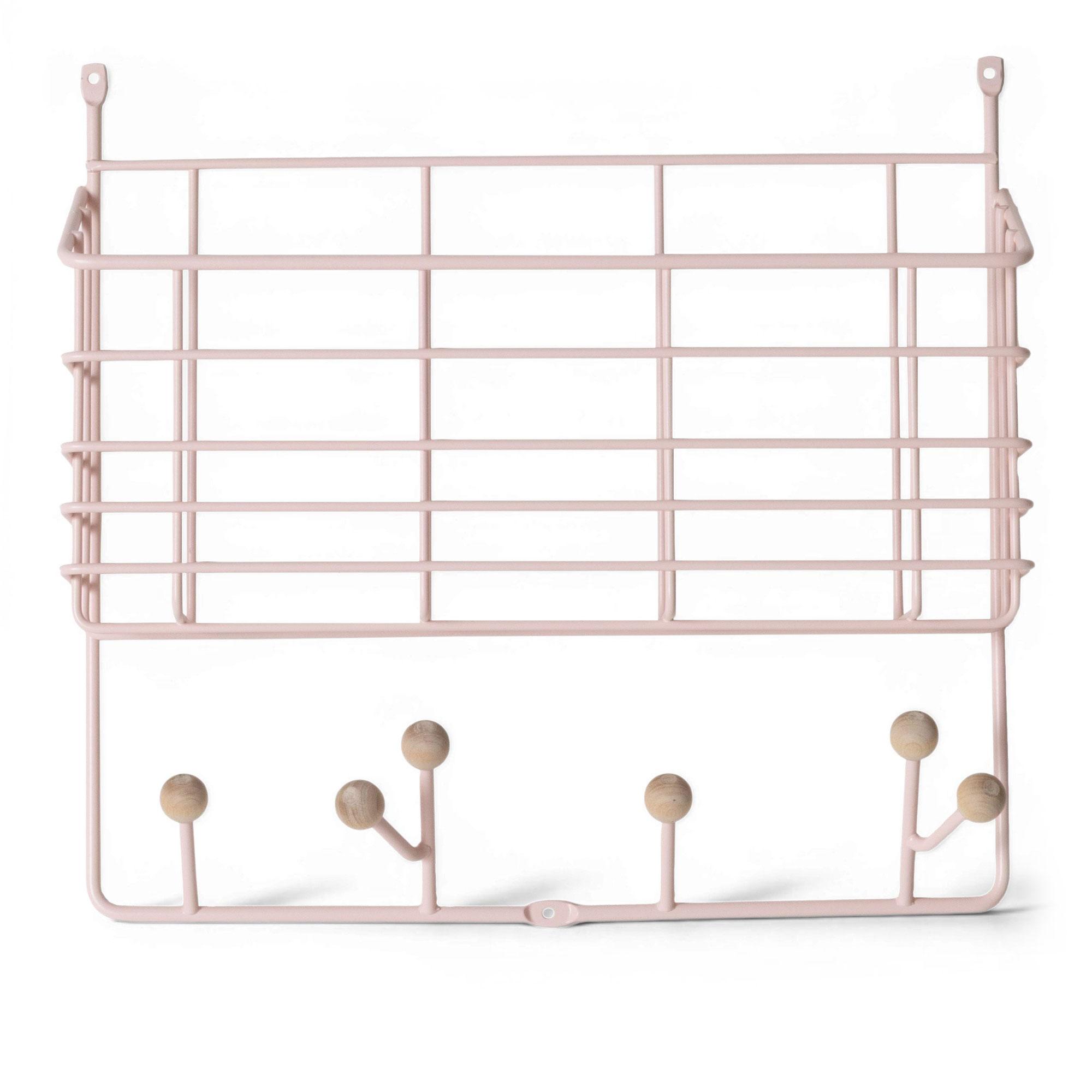 Maze Interior - Mitten shelf junior pale pink - Olof Kolte - Rosa - Trä