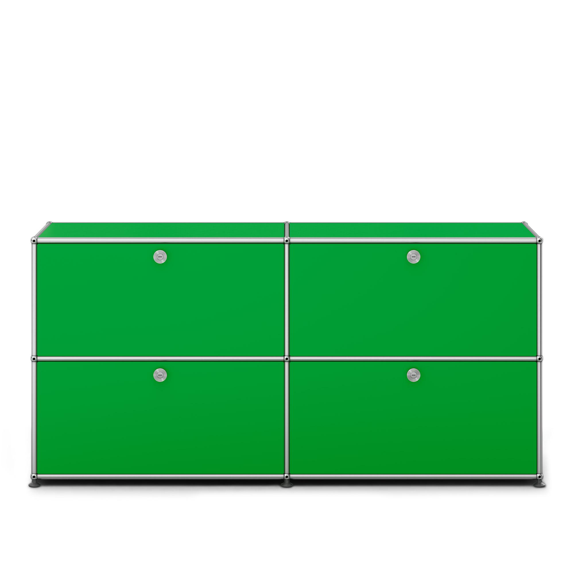 USM - USM Haller Sideboard E2 USM Green - Sideboards - Fritz Haller & Paul Schärer - Grön