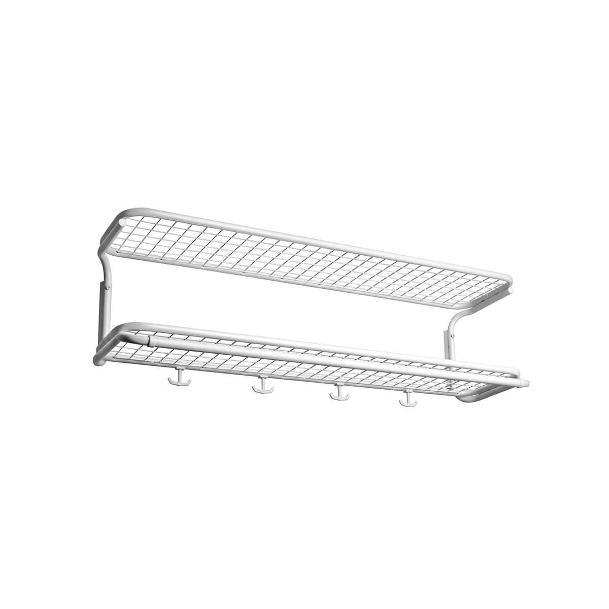 Essem Design - Classic 650 Hatthylla Vit/Vit, 70 cm - Hatthyllor och skohyllor - Gunnar Bolin - Vit - Metall/Plast