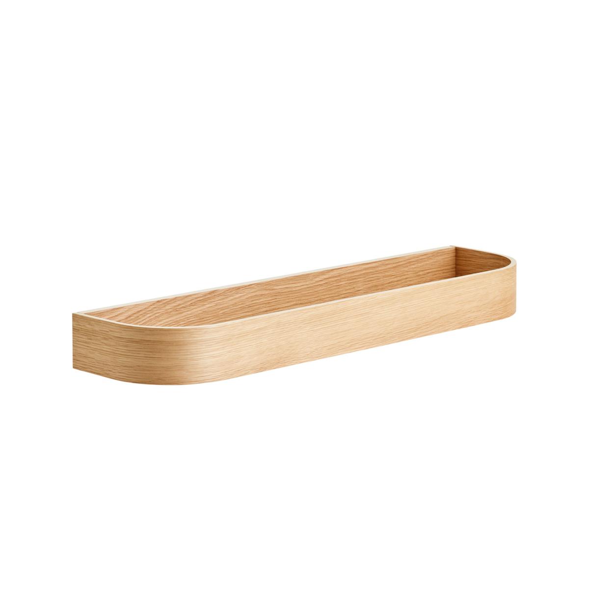 Audo Copenhagen - Epoch Shelf Natural Oak/Ivory 79 cm - Vägghyllor - Nina Bruun - Träfärgad - Trä