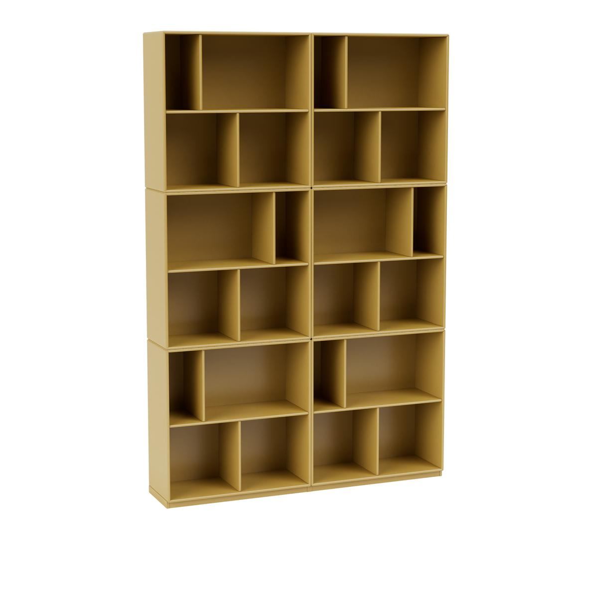 Montana - Read Spacious Bookshelf 157-Cumin 06 Plinth 3 cm - Hyllor - Peter J. Lassen - Gul - Trä