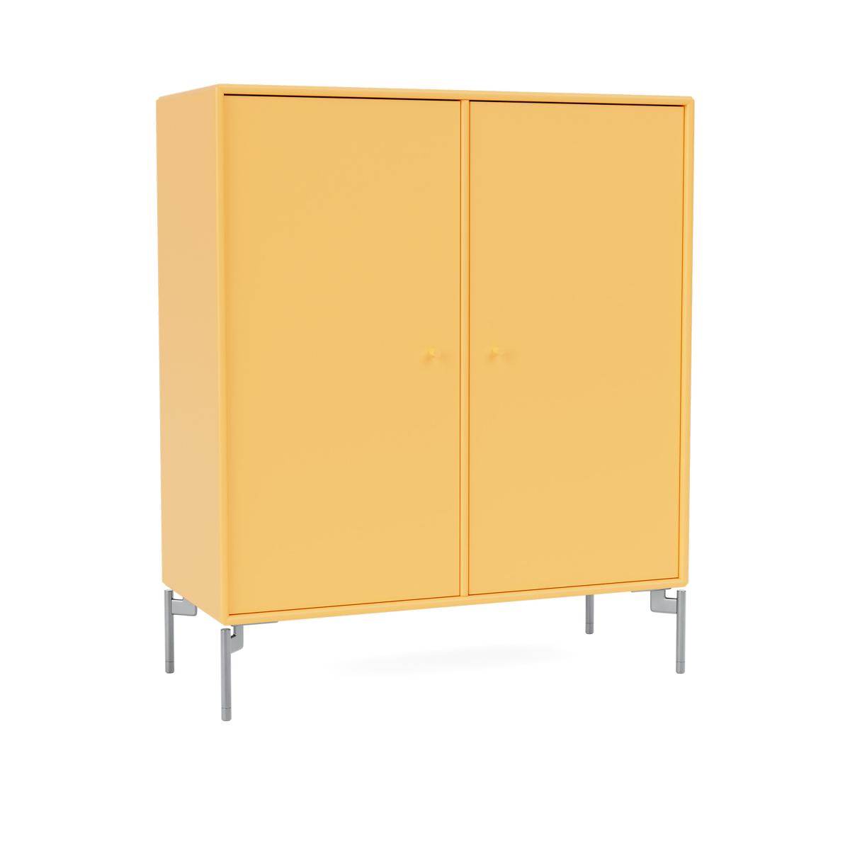 Montana - Cover Cabinet 166-Acacia Matt Chrome - Skåp och vitrinskåp - Peter J. Lassen - Gul - Trä