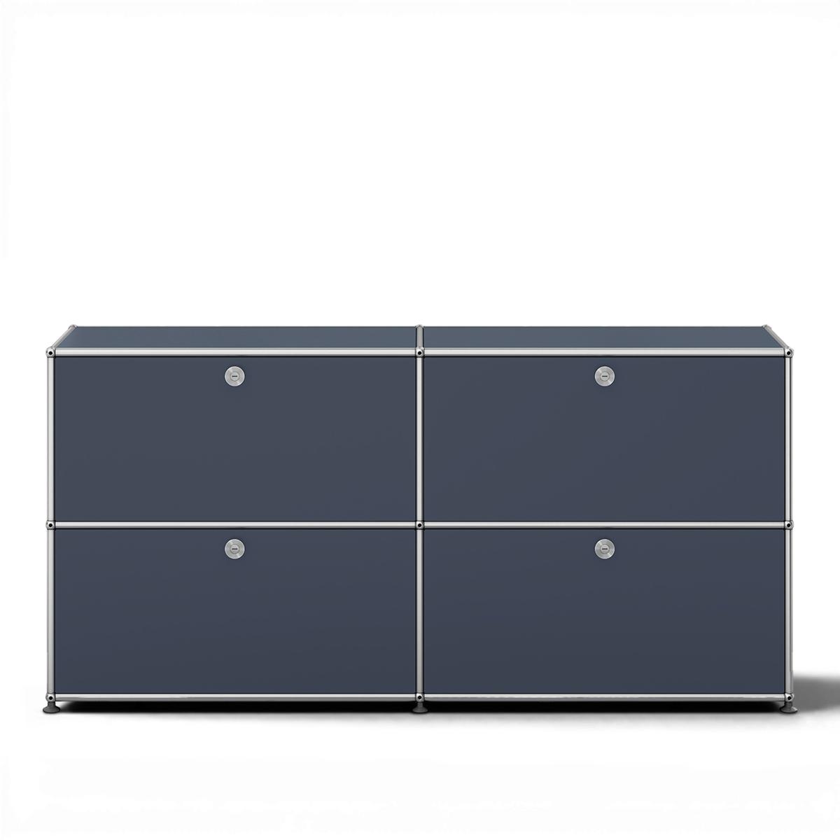 USM - USM Haller 109 Sideboard Anthracite - Skänkar och sideboards - Fritz Haller & Paul Schärer - Grå - Metall