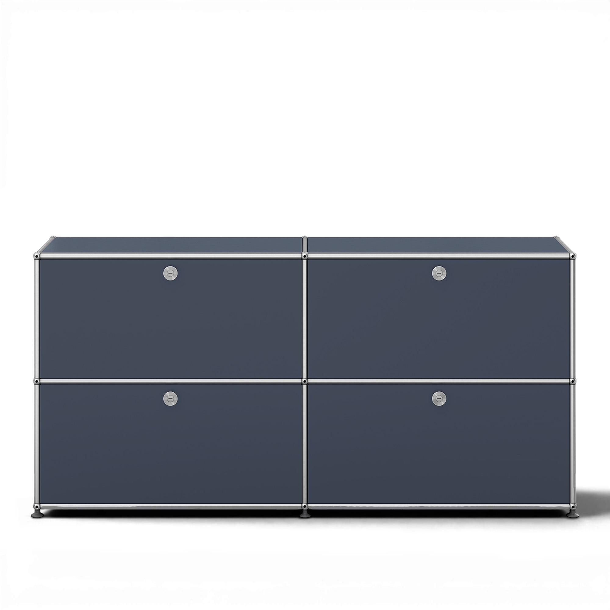 USM - USM Haller 109 Sideboard Anthracite - Sideboards - Fritz Haller & Paul Schärer - Grå - Metall
