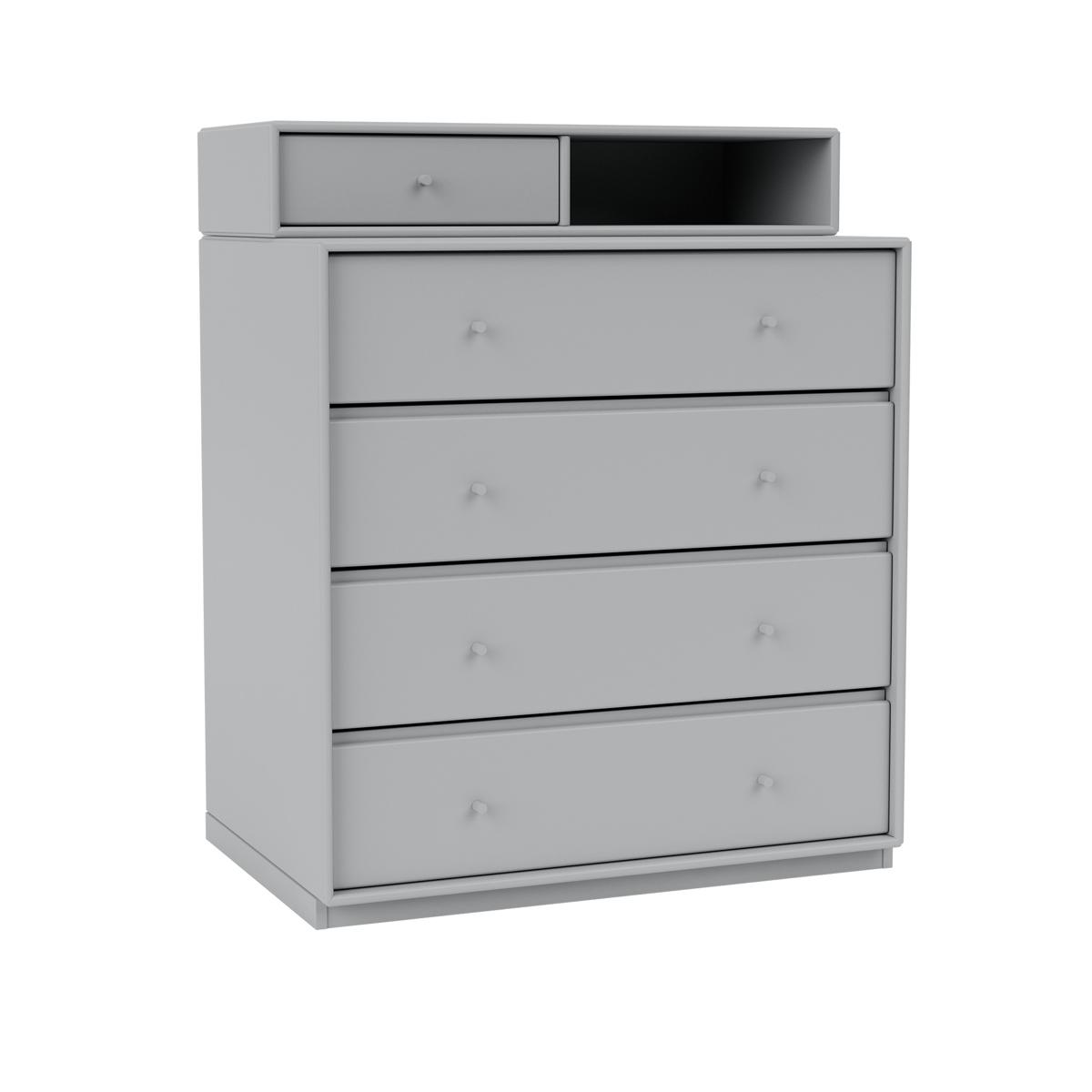 Montana - Keep Chest Of Drawers 02-Fjord 06 Plinth 3 cm - Byråer - Peter J. Lassen - Blå - Trä