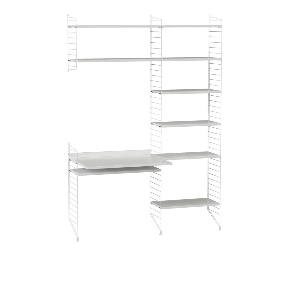 String - Kontor Hyllsystem G Vit / Vit - Vit