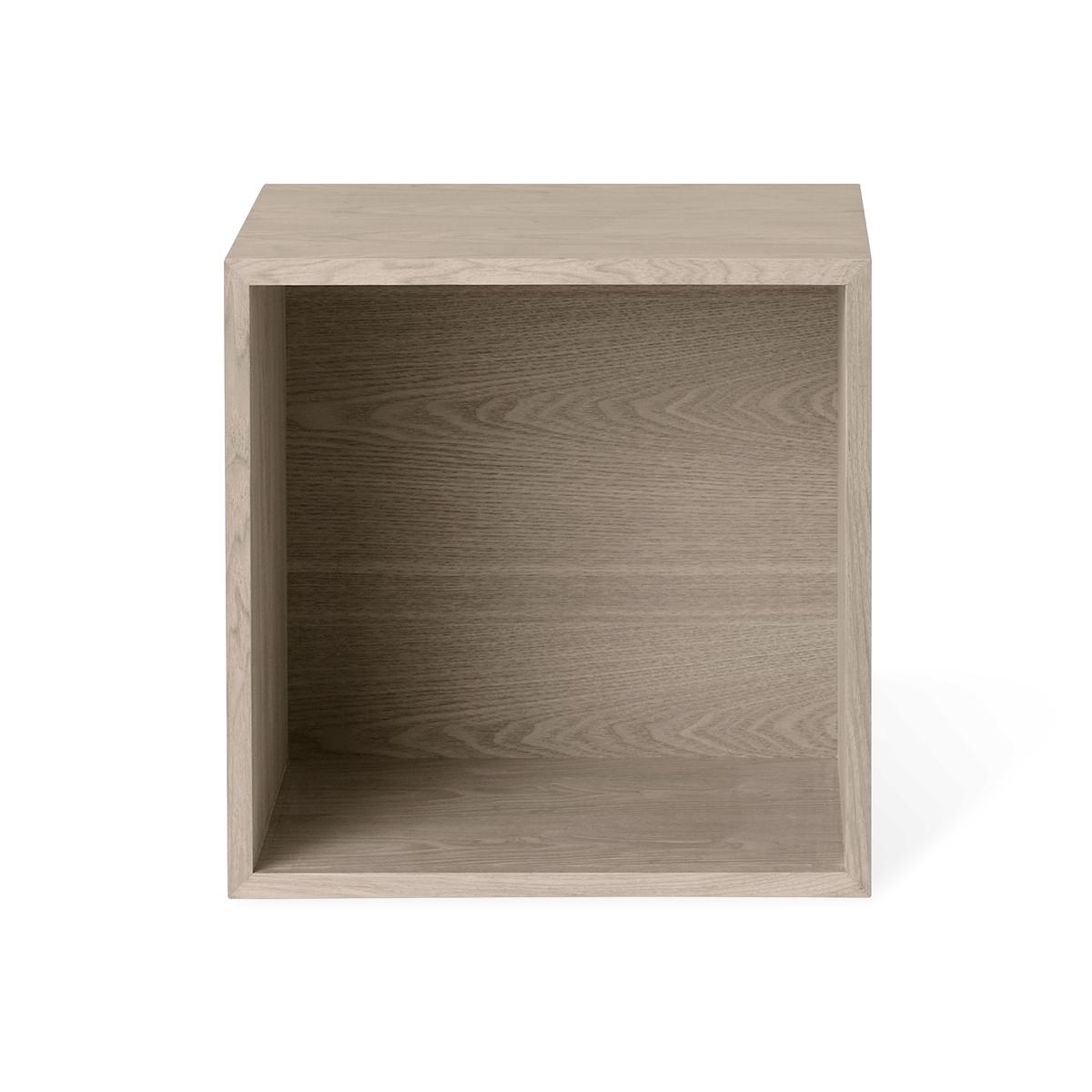 Muuto - Stacked 2.0 Oak Medium Backboard - Hyllor - Julien De Smedt - Träfärgad - Trä