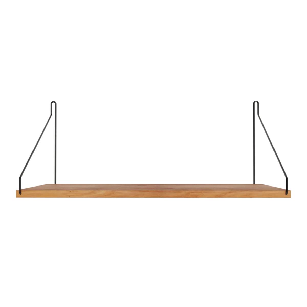 Frama - Single Shelf vägghylla Natural Oak / Black D27 W40 - Kim Richardt - Beige - Trä