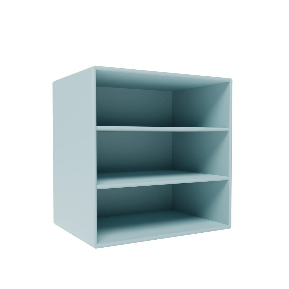 Montana - Montana Mini 1004 - Module With Horisontal Shelves - Flint - Hyllor & Hyllsystem - Peter J. Lassen - Grå