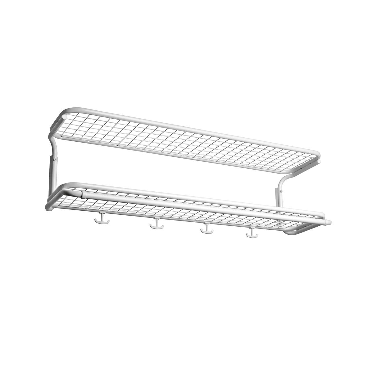 Essem Design - Classic 650 Hatthylla Vit/Vit, 90 cm - Hatthyllor och skohyllor - Gunnar Bolin - Vit - Metall/Plast