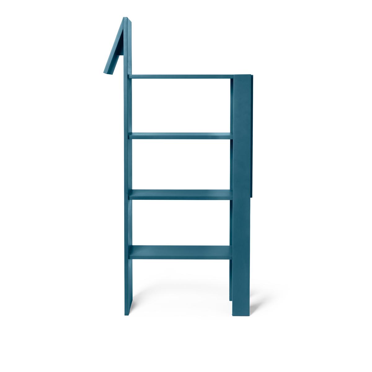 Ferm Living - Giraffe Bookcase - Dark Blue - Hyllor - Blå - Trä