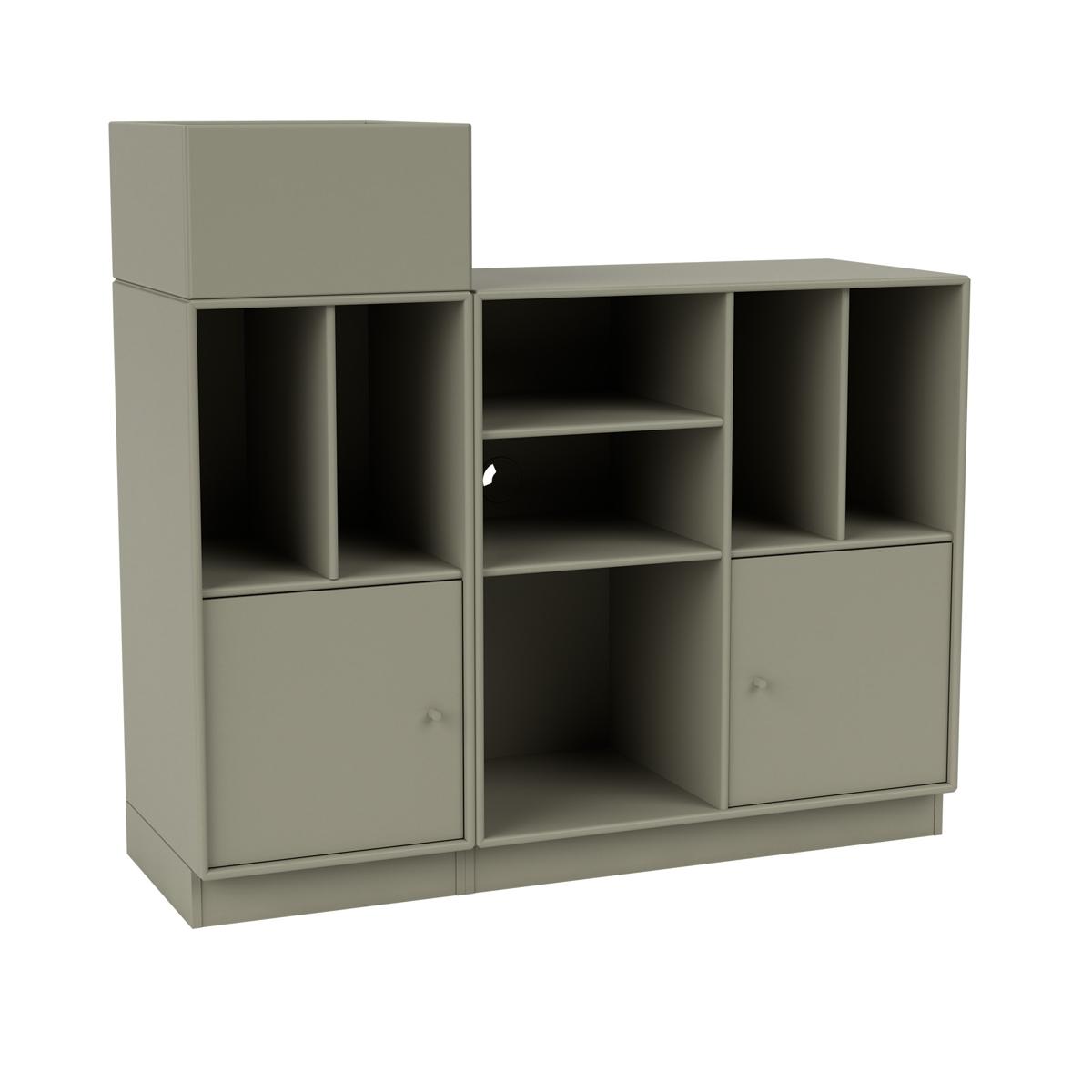 Montana - SPIN III Vinyl Storage, 07-Plinth 7 cm, 144 Fennel - Skåp och vitrinskåp - Peter J. Lassen - Grå