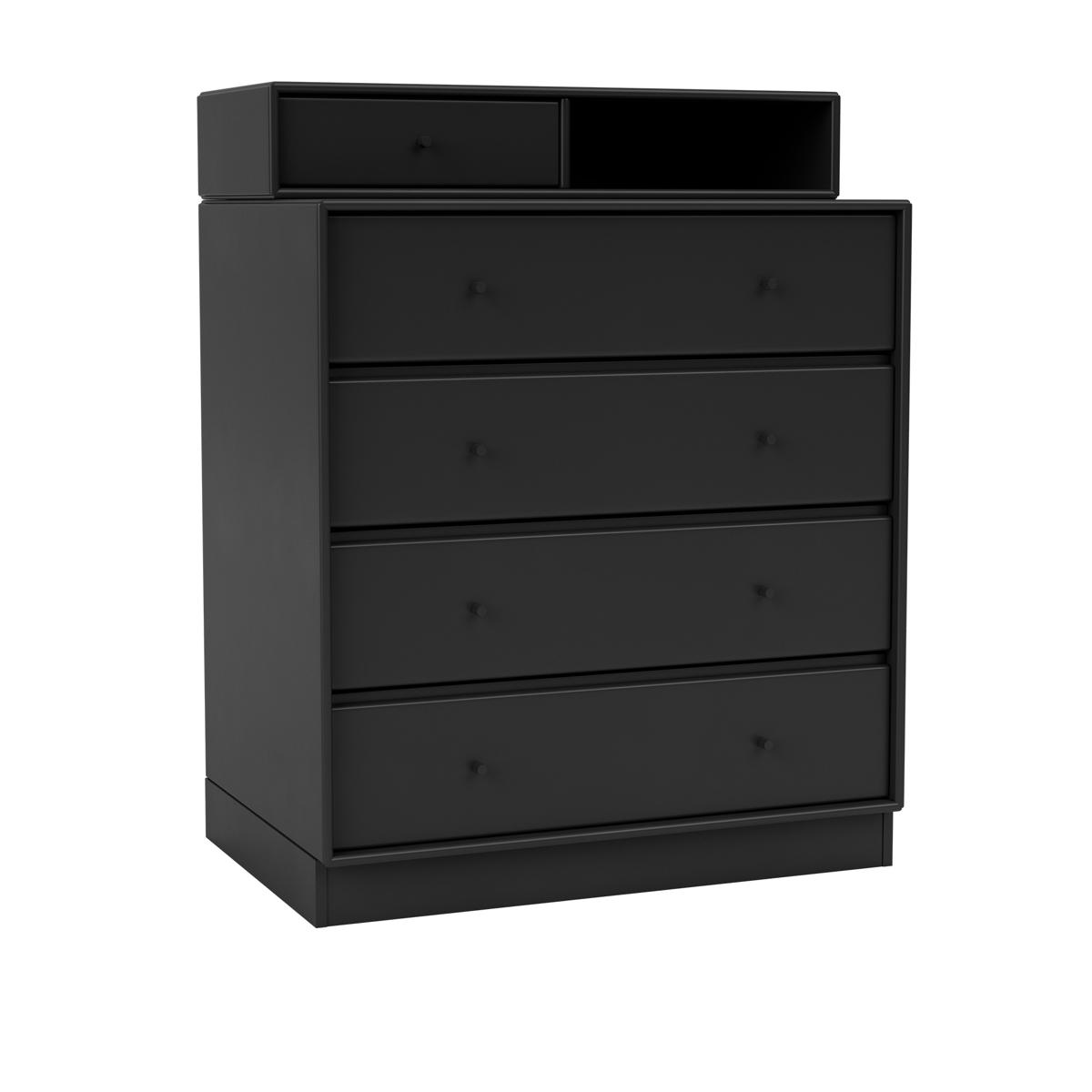 Montana - Keep Chest Of Drawers 05-Black 07 Plinth 7 cm - Byråer - Peter J. Lassen - Svart - Trä