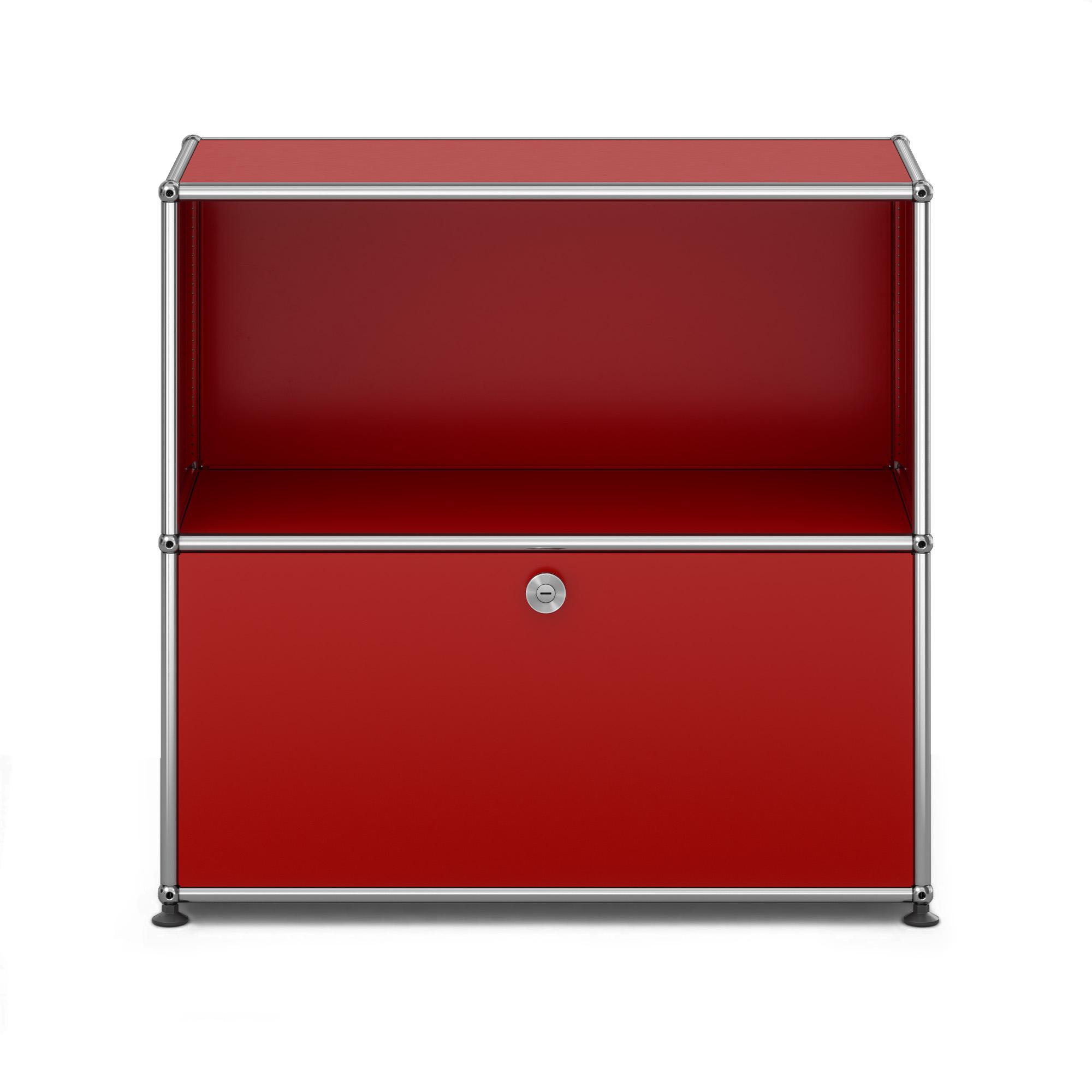 USM - USM Haller M62 23 USM Ruby Red - Sideboards - Fritz Haller & Paul Schärer - Röd - Metall