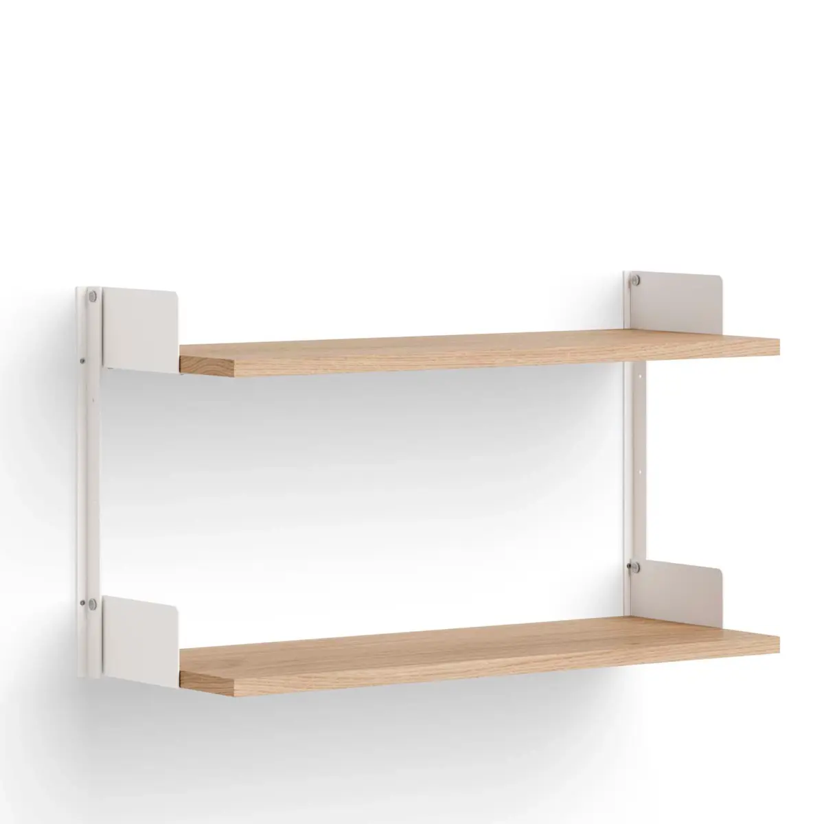 New Works - New Works Wall Shelf 45 - Oak/White - Hyllor - Knut Bendik Humlevik - Vit