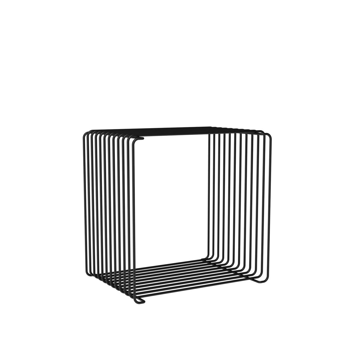 Montana - Panton Wire Single hylla, djup 25,7 cm - Black - Hyllor & Hyllsystem - Verner Panton - Svart - Metall