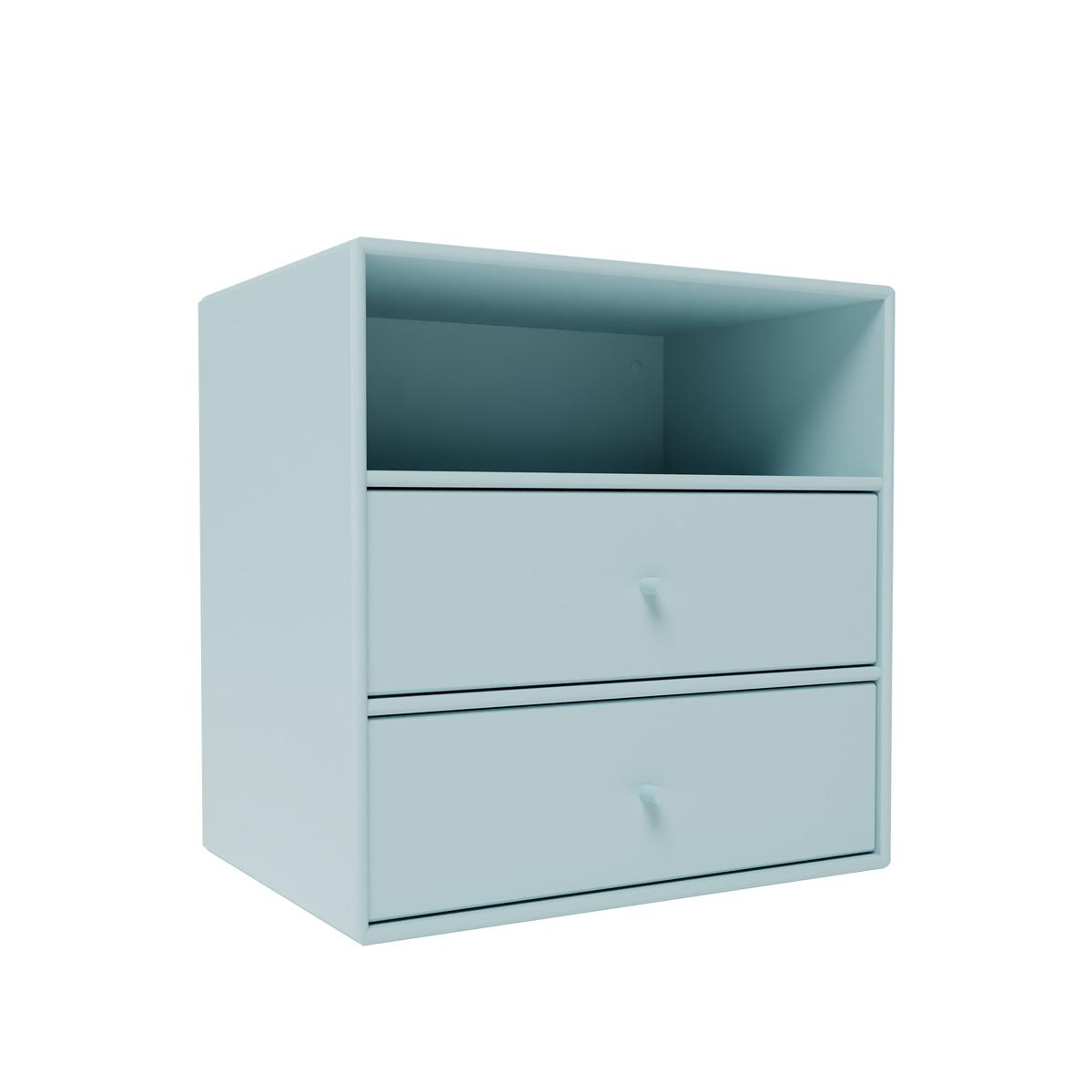 Montana - Montana Mini 1006 - Module With Two Drawers - Flint - Hyllor & Hyllsystem - Peter J. Lassen - Grå