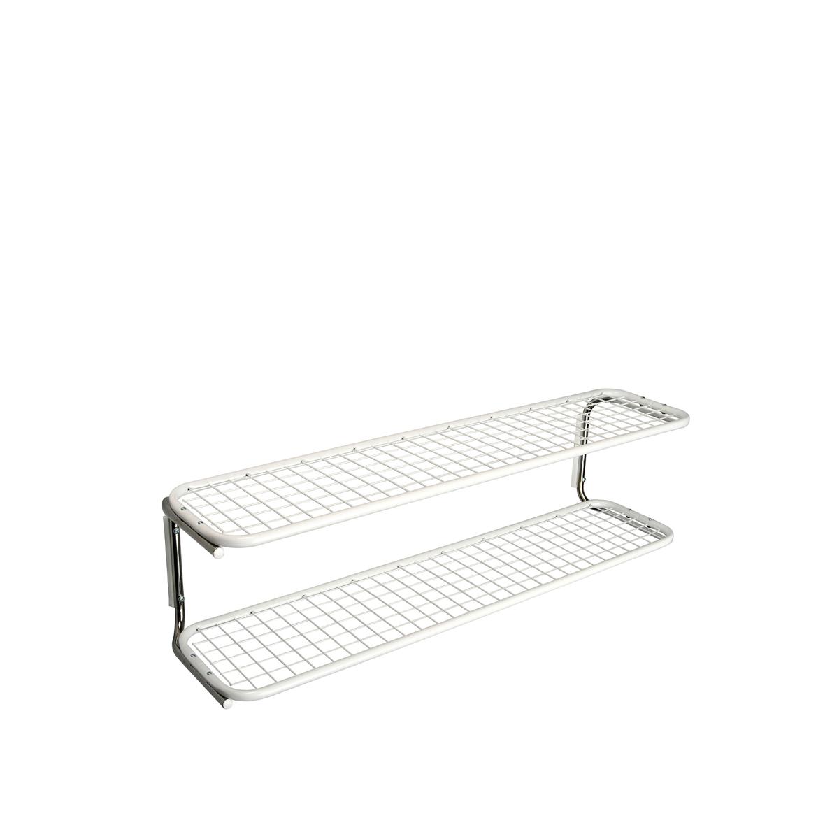 Essem Design - Classic 650S Skohylla Vit/Krom, 70 cm - Hatthyllor och skohyllor - Gunnar Bolin - Svart - Metall/Plast