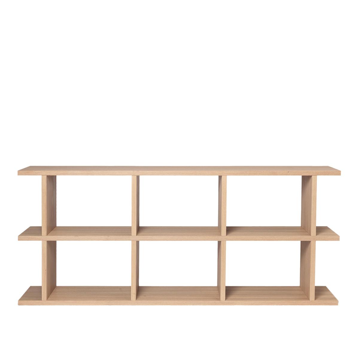 Ferm Living - Kona bokhylla 3x2 natural - Hyllor & Hyllsystem - Träfärgad - Trä