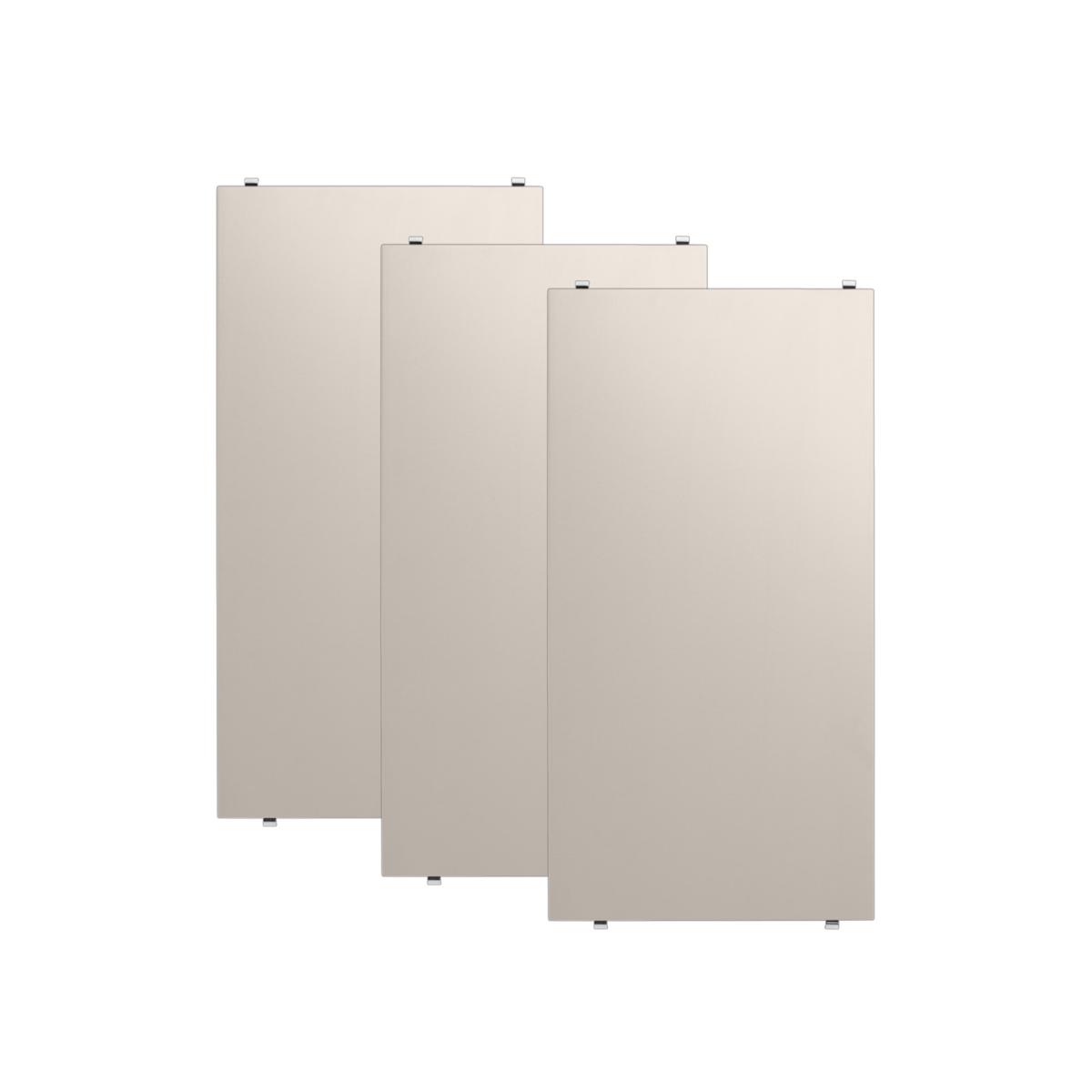 String - Hyllplan 58 x 30 cm 3-pack beige - Hyllsystem - Beige - Trä