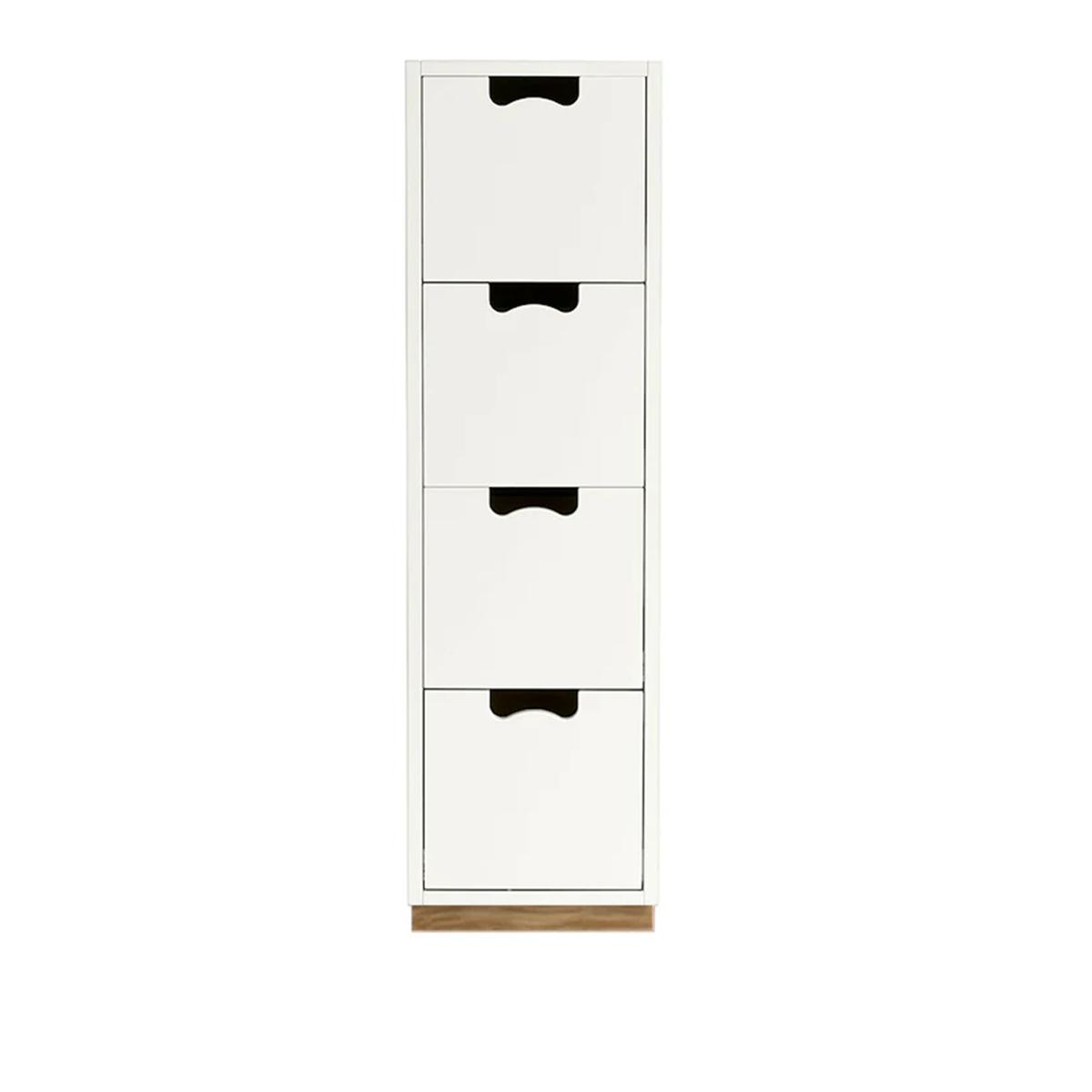 Asplund - Snow Drawer J4 - White, Eksockel - Byråer -  Thomas Sandell & Jonas Bohlin - Vit - Trä