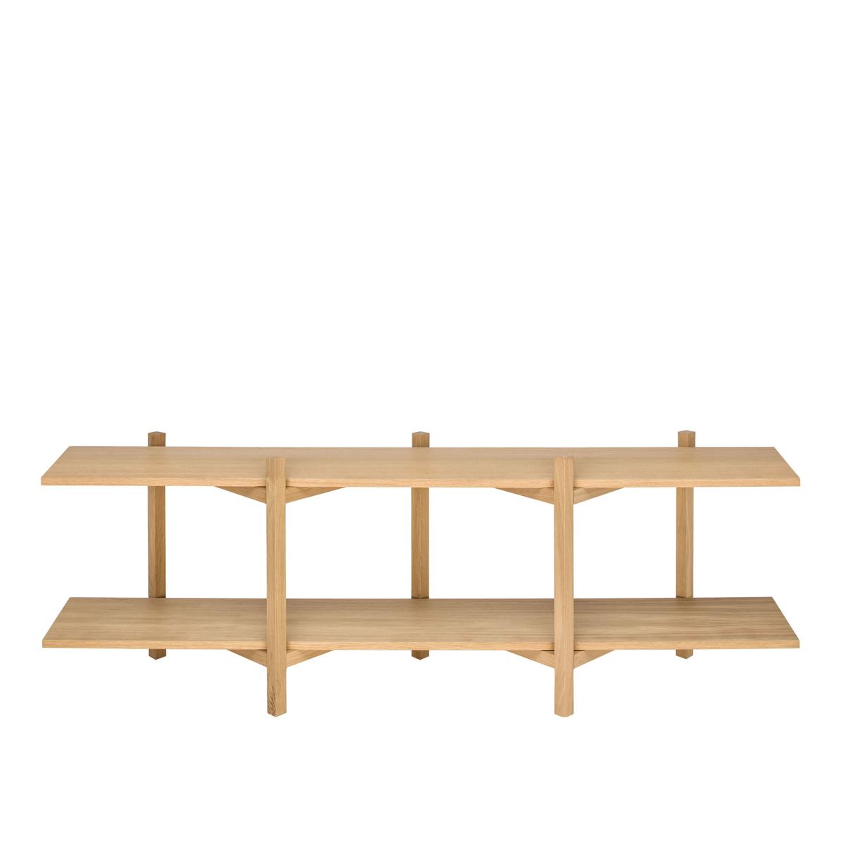 HEM - Zig Zag Shelf Media - Oak - Hyllsystem - Studio deFORM - Träfärgad - Trä