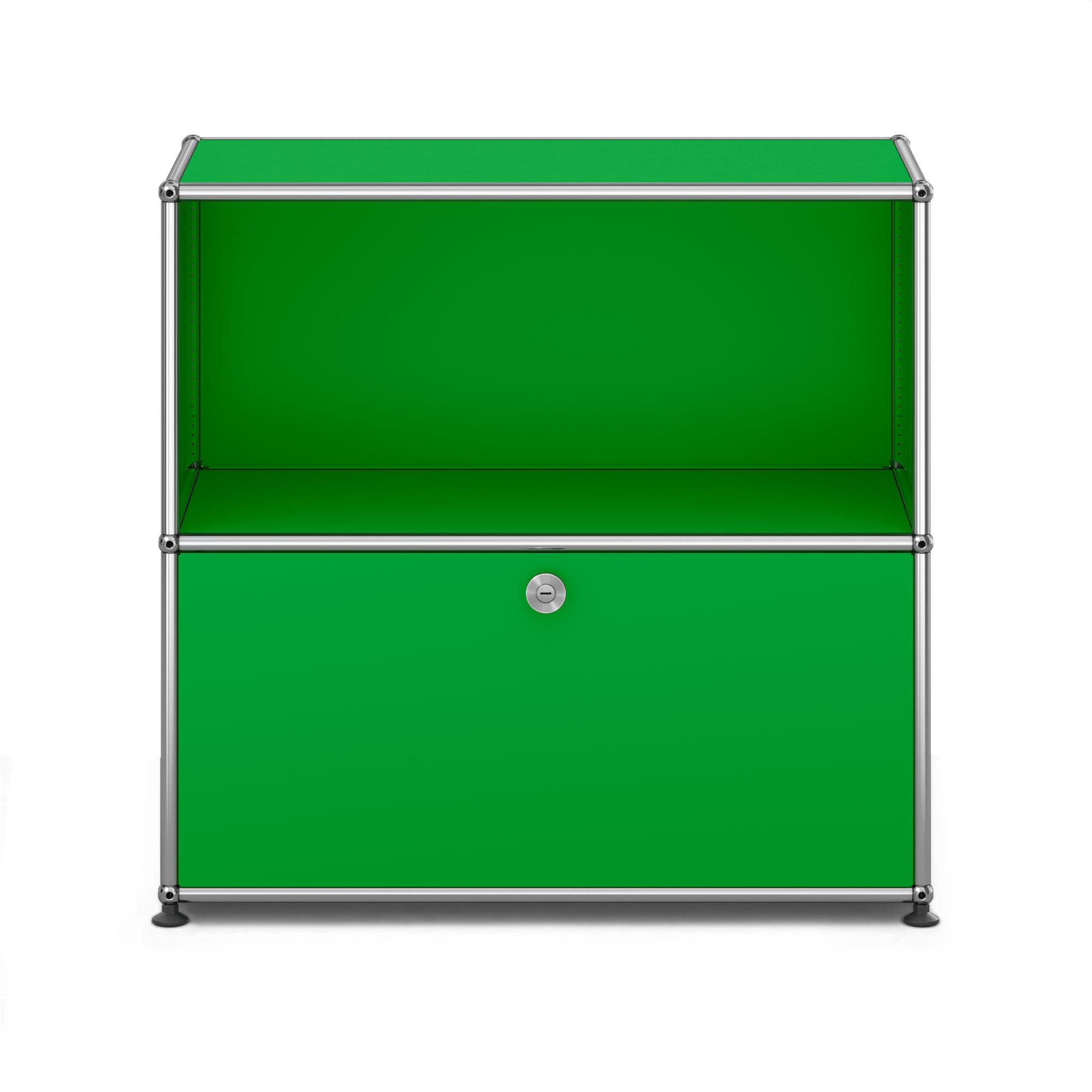 USM - USM Haller M62 28 USM Green - Sideboards - Fritz Haller & Paul Schärer - Grön - Metall