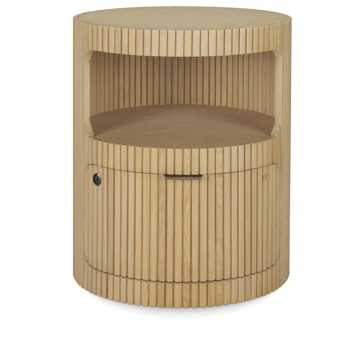 Ethnicraft - Boomerang Drawer Unit - Oak - 1 Drawer - With Keylock 45 x 45 cm - Hurtsar - Jacques Deneef - Träfärgad - Trä