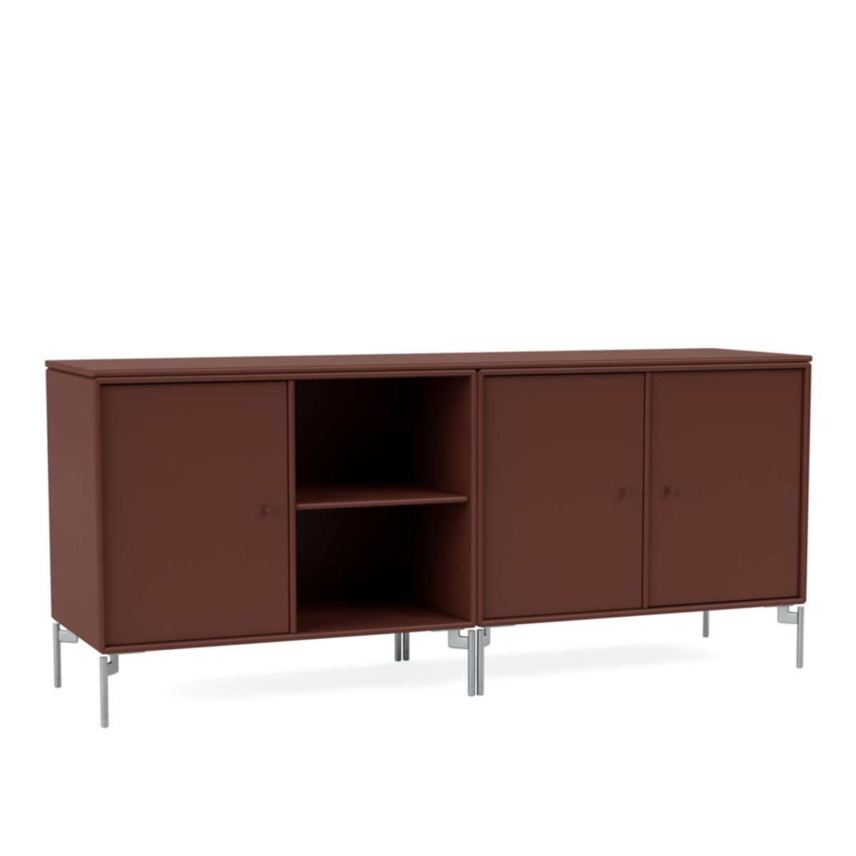 Montana - Save Lowboard 155-Masala Matt Chrome - Skänkar och sideboards - Peter J. Lassen - Brun - Trä
