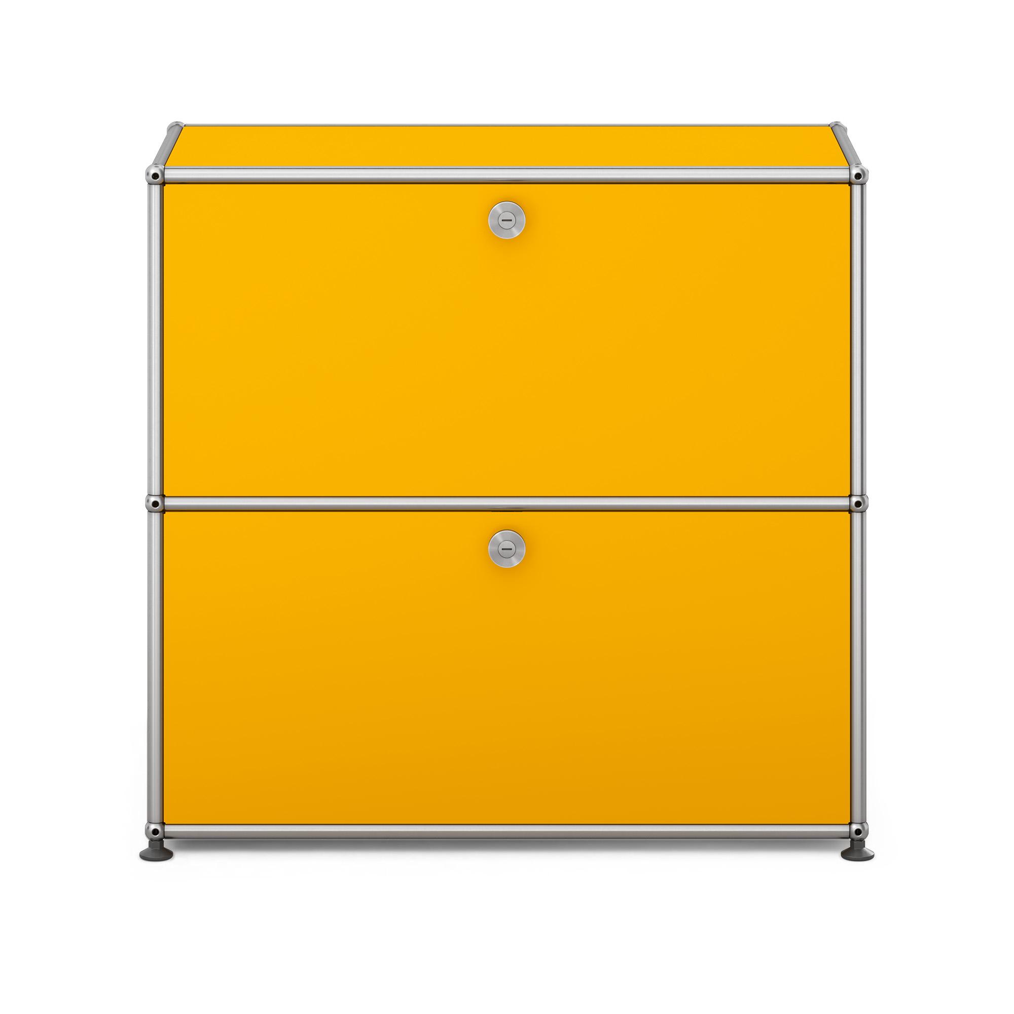 USM - USM Haller S2 25 Golden Yellow - Sideboards - Fritz Haller & Paul Schärer - Gul - Metall