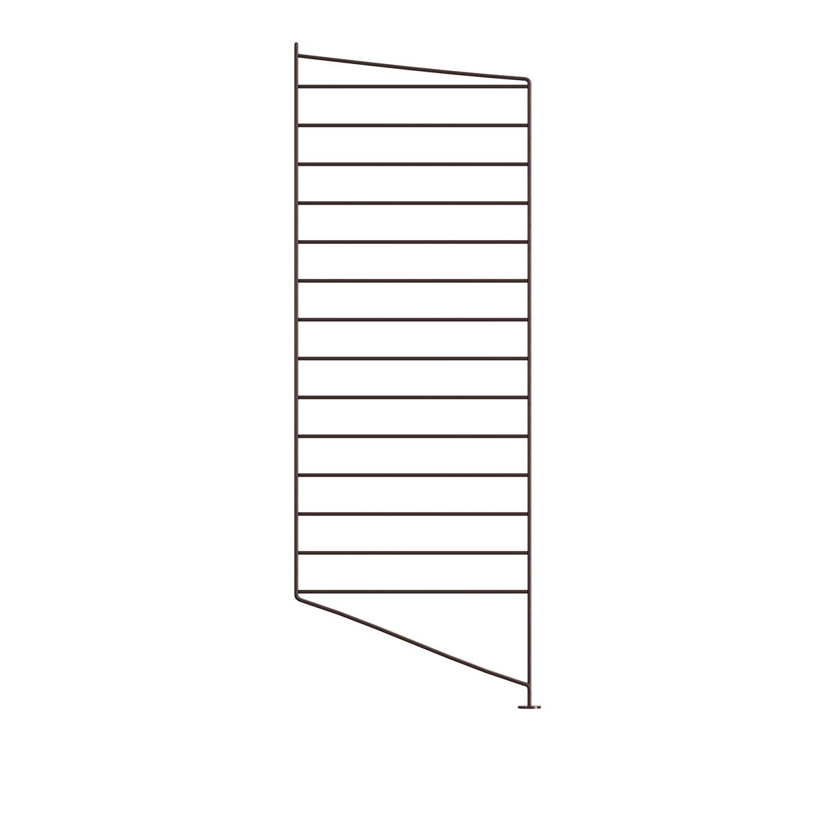 String - Golvgavel 85 x 30 cm 1-pack mörkbrun - Hyllsystem