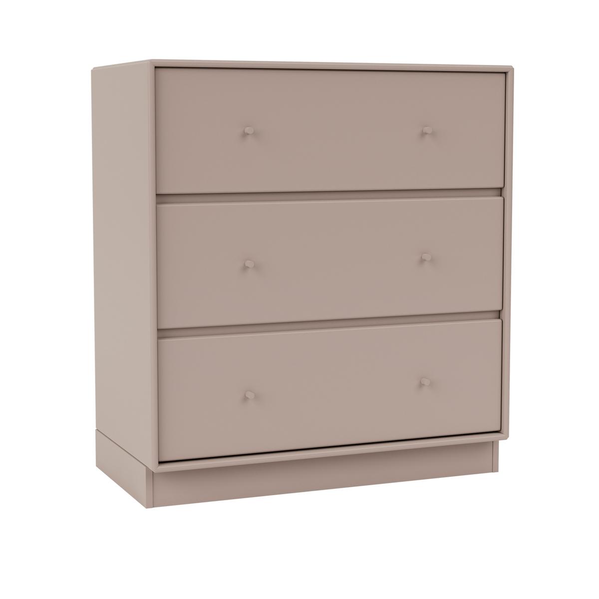 Montana - Carry Dresser, Plinth H7 cm - Mushroom - Byråer - Peter J. Lassen - Beige - Trä