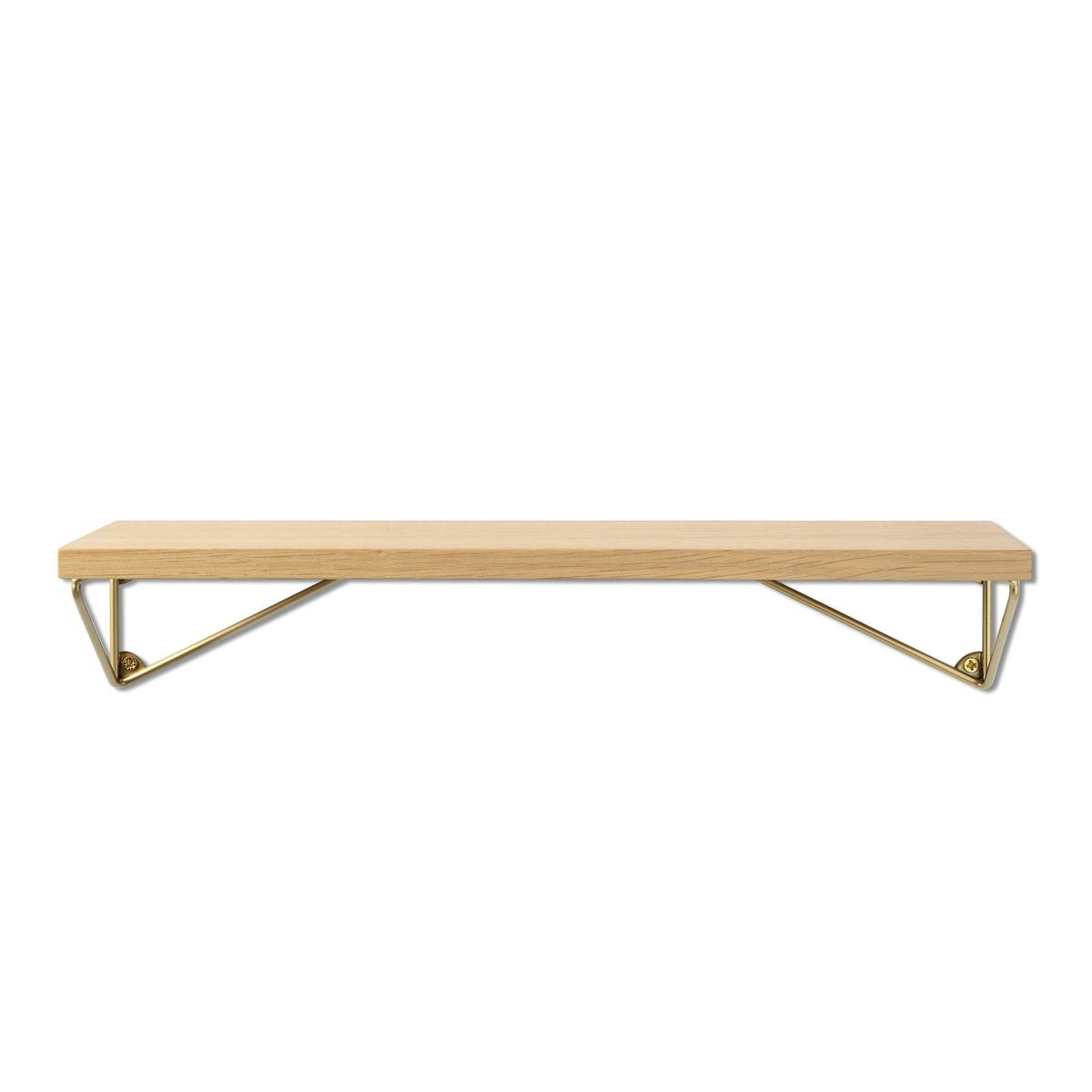 Maze Interior - Pythagoras XS - Oak/Brass Matte - Hyllor & Hyllsystem - Gustav Rosén - Svart - Metall