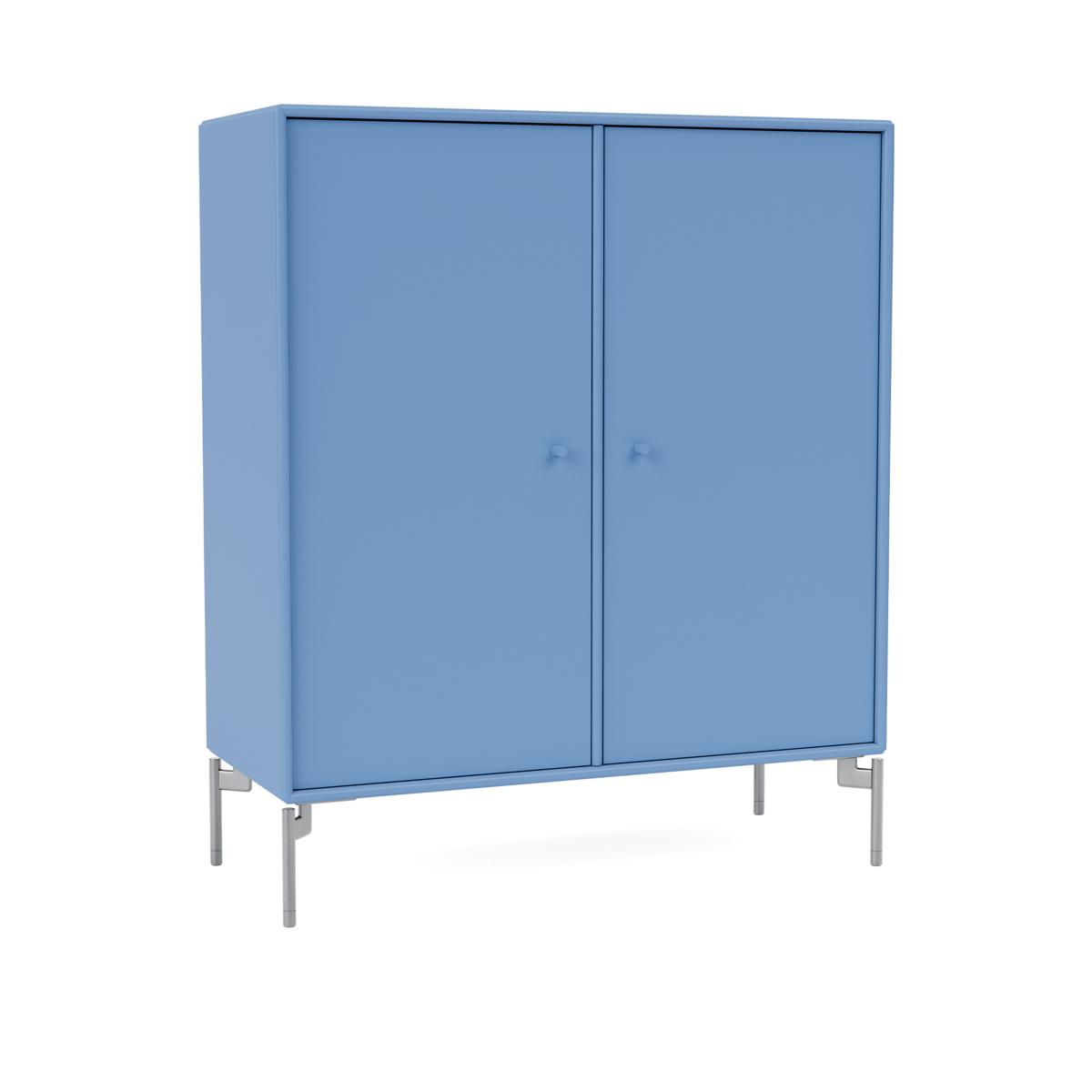 Montana - Cover Cabinet 154-Azure Matt Chrome - Skåp och vitrinskåp - Peter J. Lassen - Blå - Trä