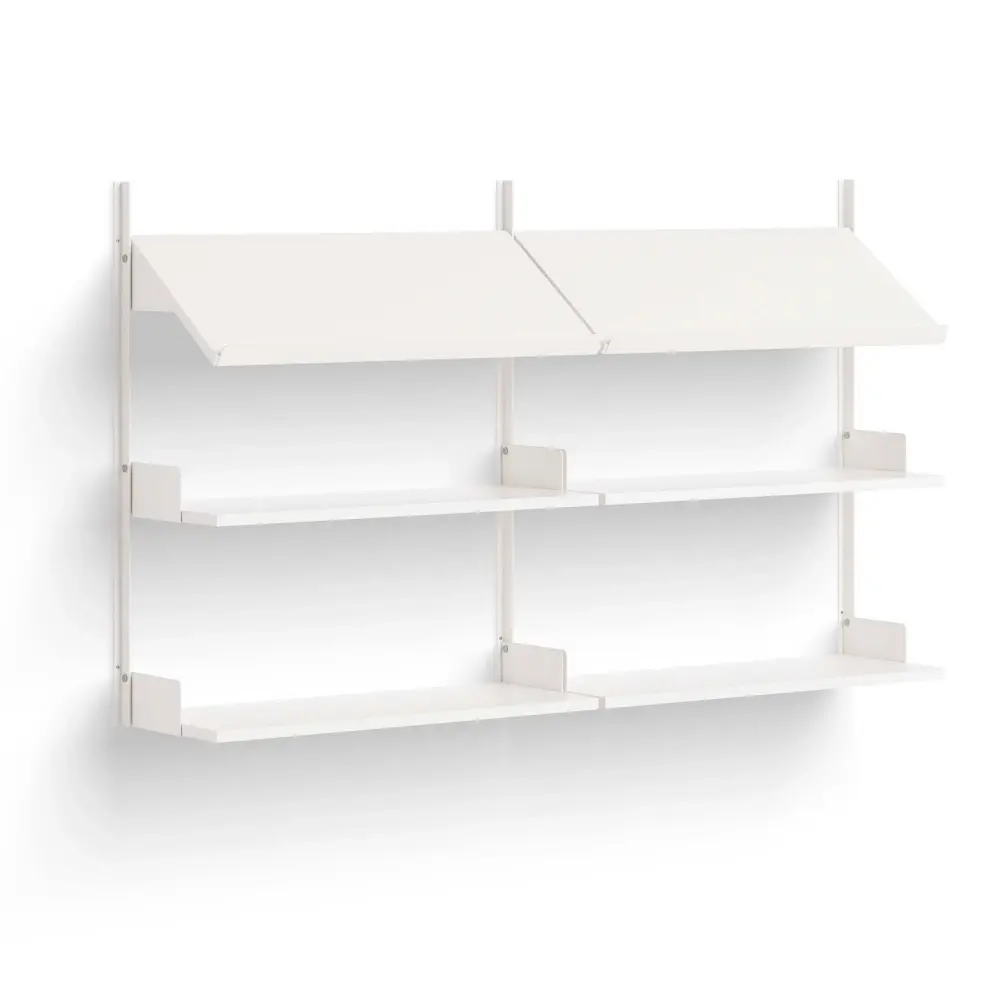 New Works - New Works Office Shelf 90 - White/White - Hyllor