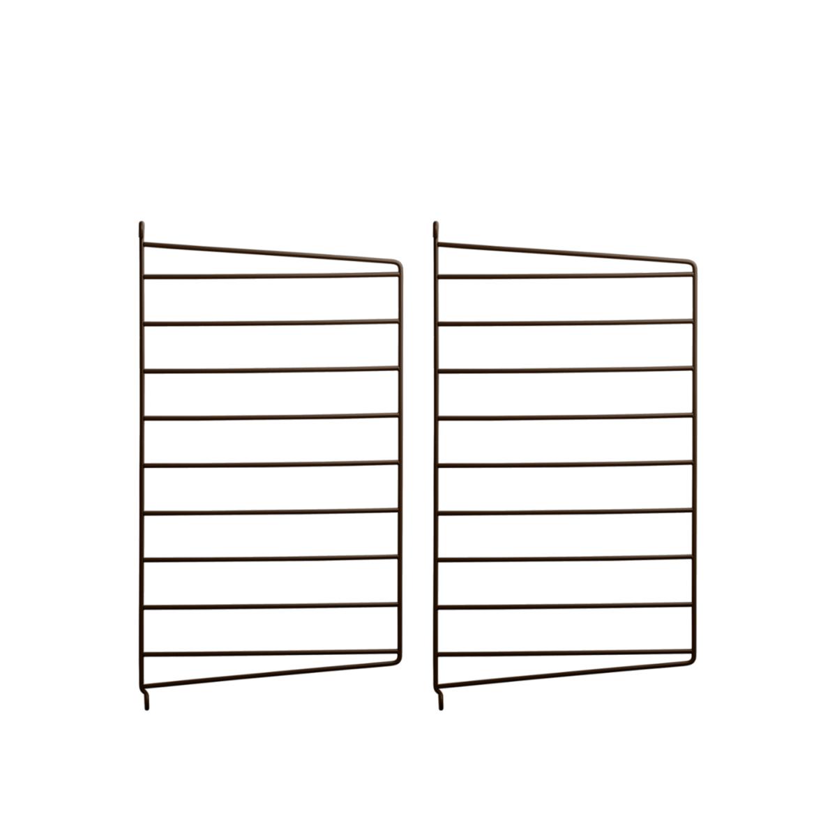 String - Väggavel 50 x 30 cm 2-pack brun - Hyllsystem