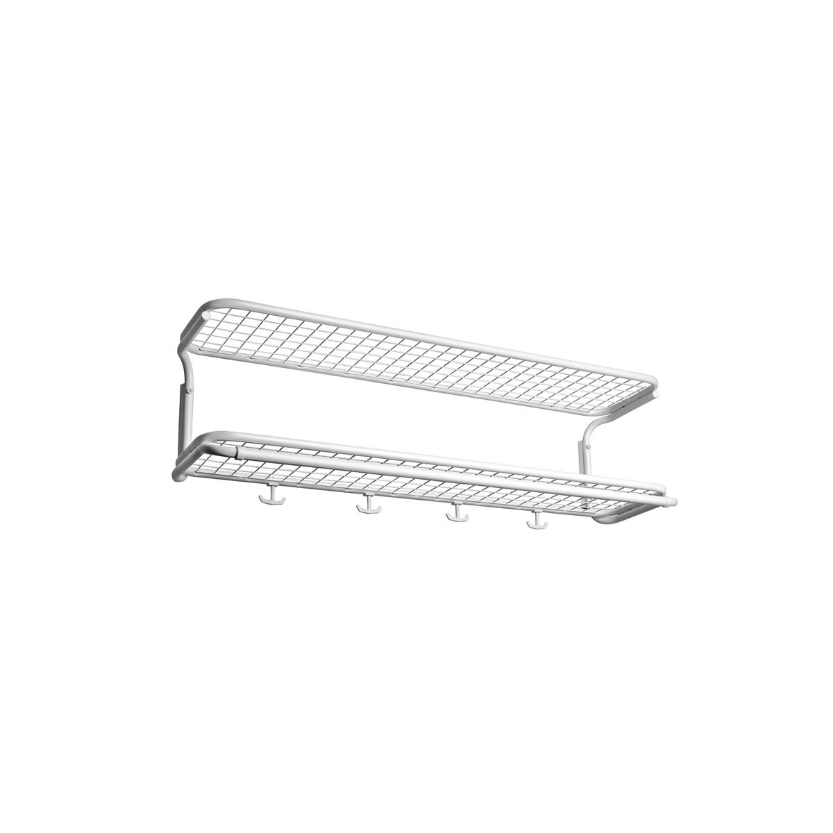 Essem Design - Classic 650 Hatthylla -Vit/Vit 40 cm - Hatthyllor och skohyllor - Gunnar Bolin - Vit - Metall/Plast